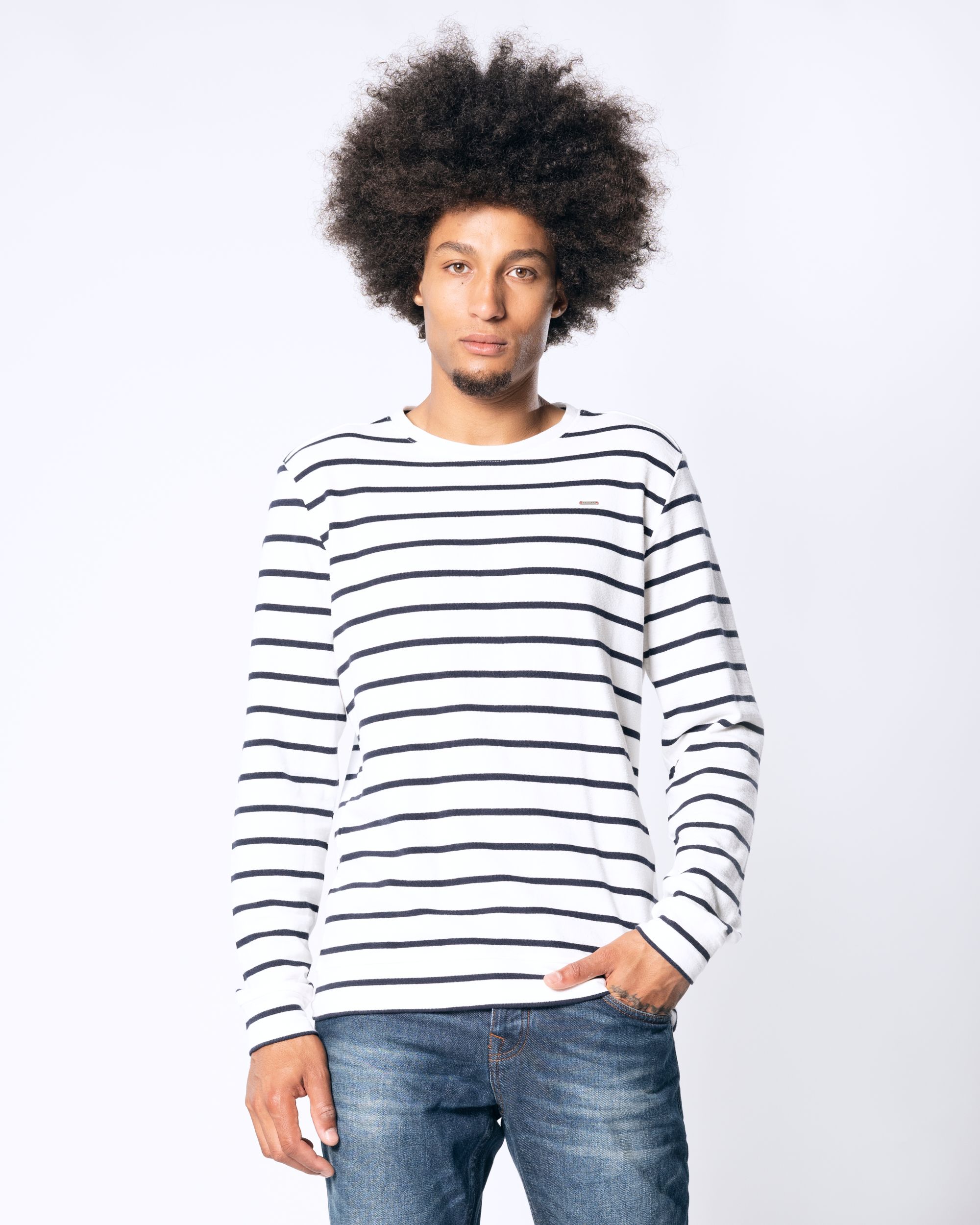 J.C. RAGS Jake Sweater Middenblauw 073074-001-L