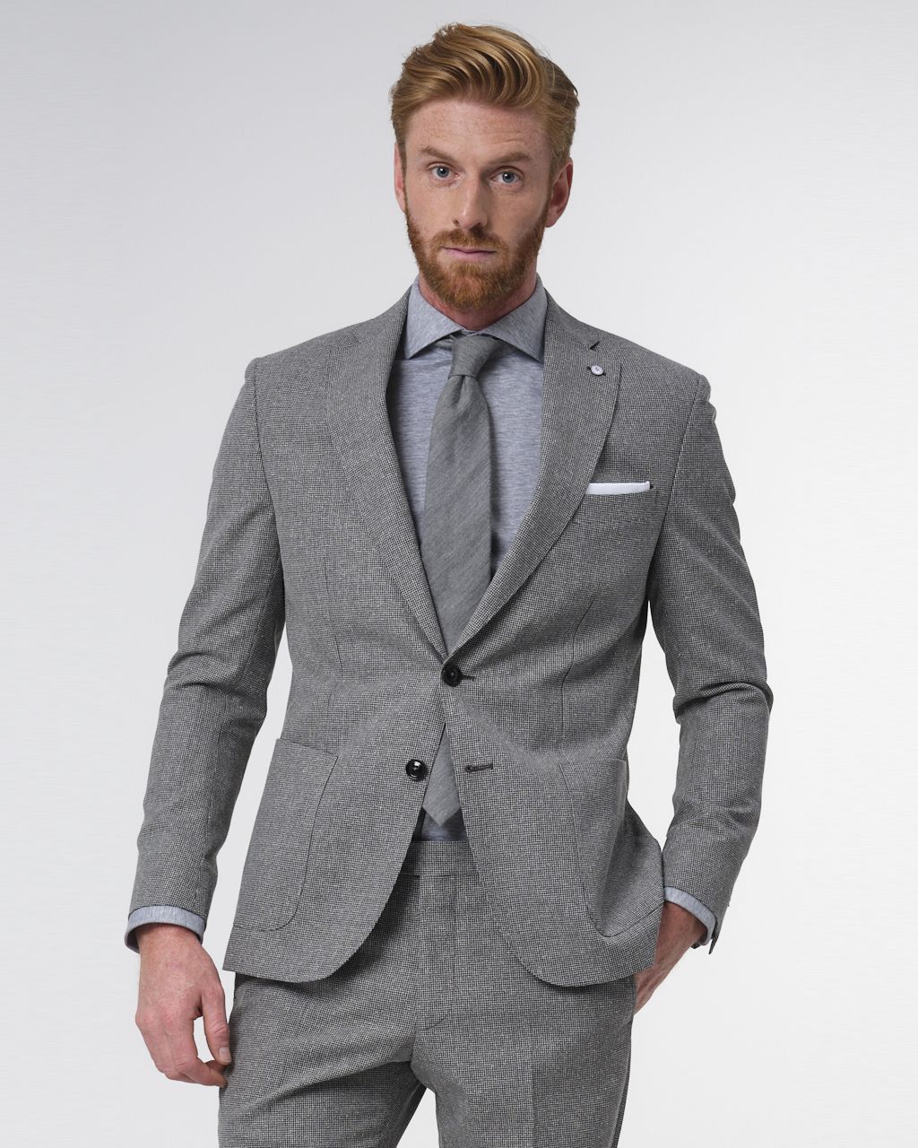 Dutch Dandies Pak Donkerblauw kleine ruit 073158-001-46
