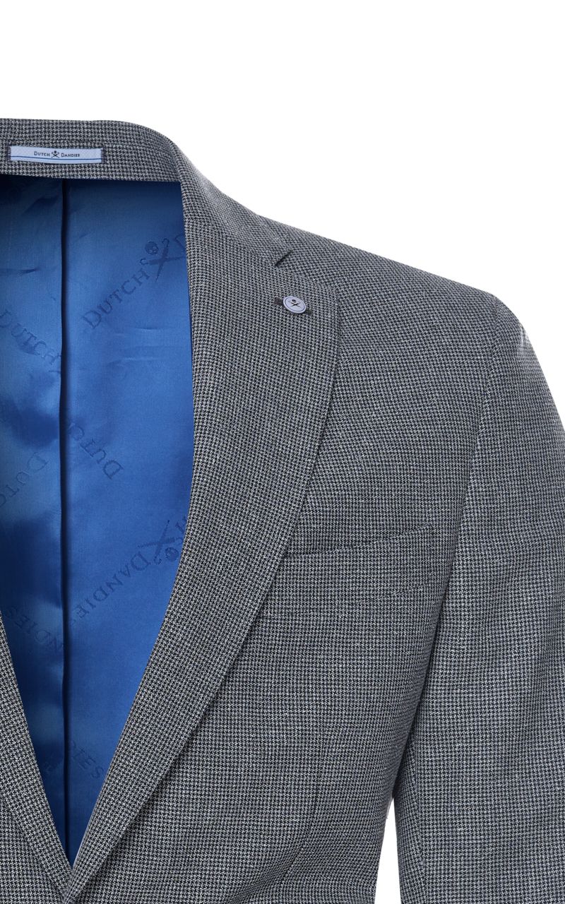 Dutch Dandies Pak Donkerblauw kleine ruit 073158-001-46