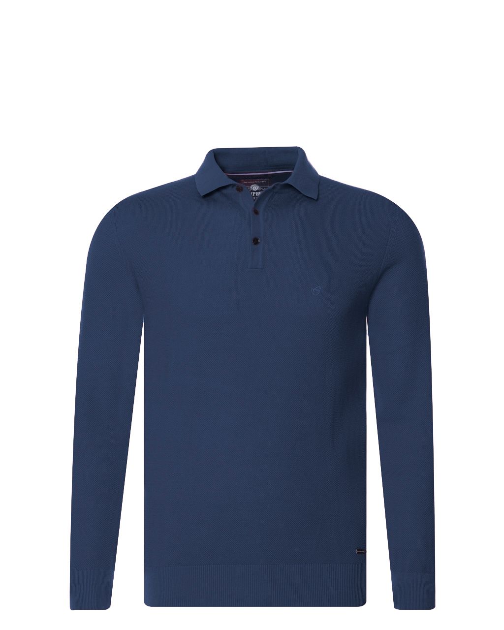 Campbell Steinway Polo LM Blue Marine 073168-001-L