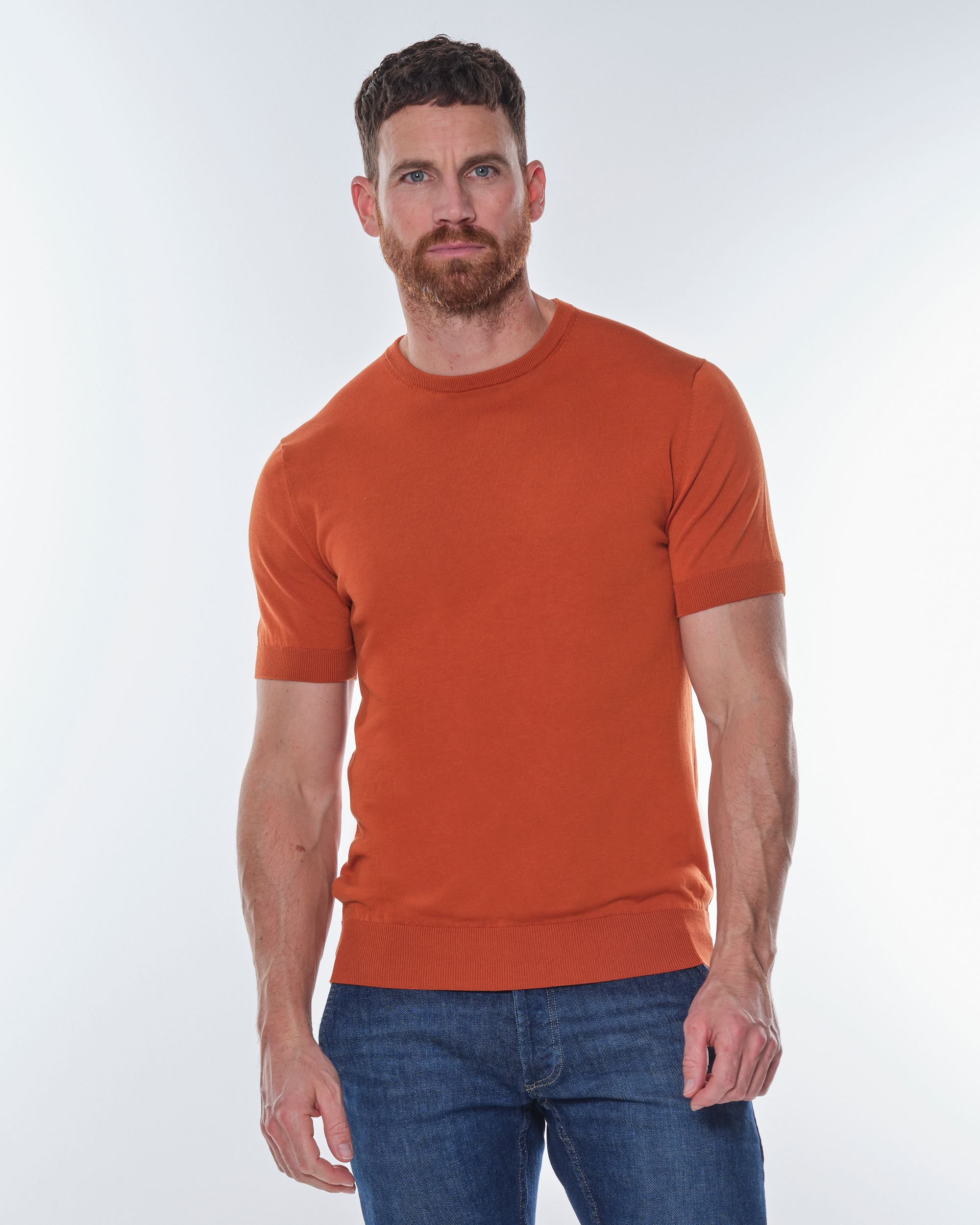 Dutch Dandies Dean T-shirt KM Oranje uni 073176-003-L