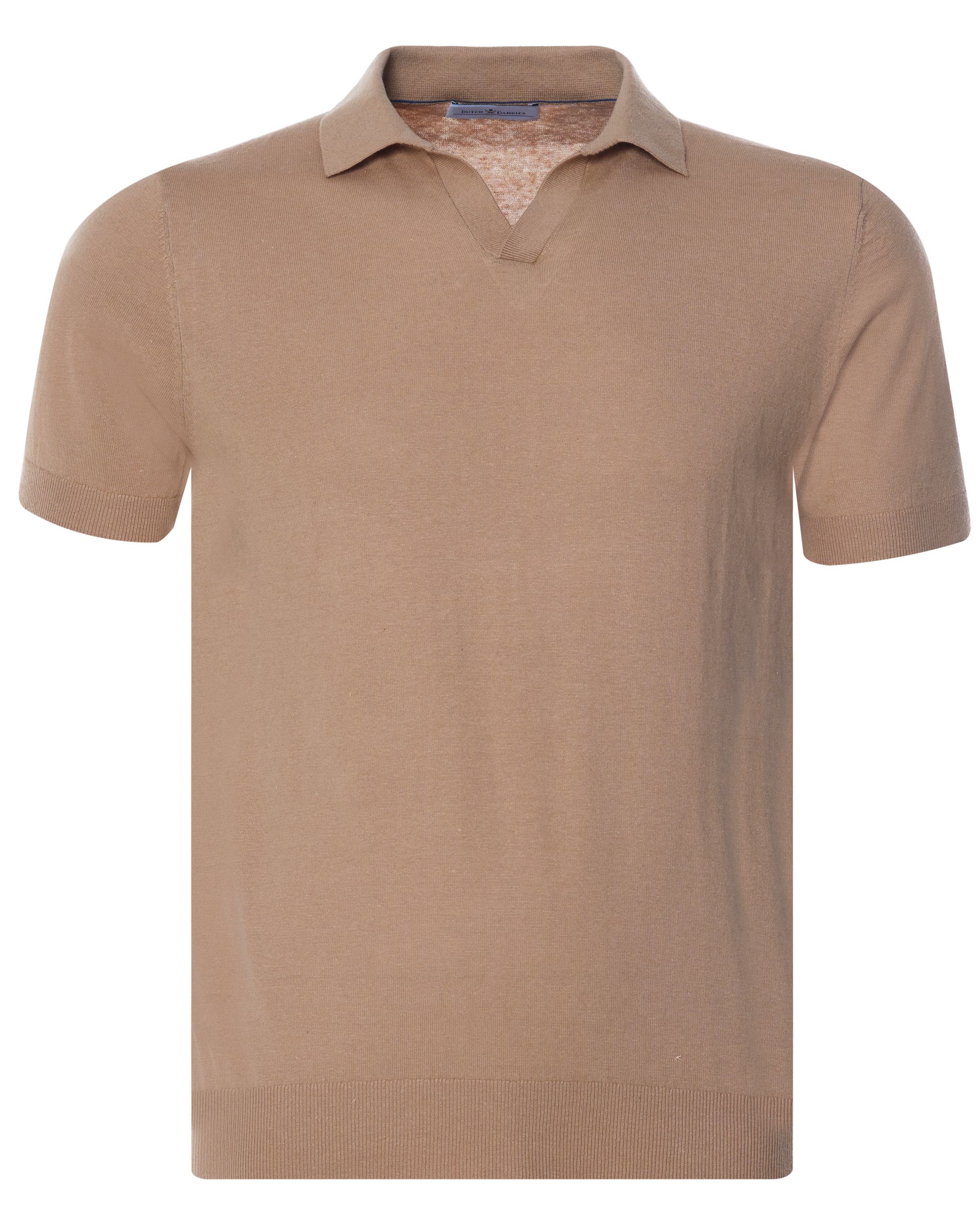 Dutch Dandies Brando Plain Polo  Beige uni 073179-001-L