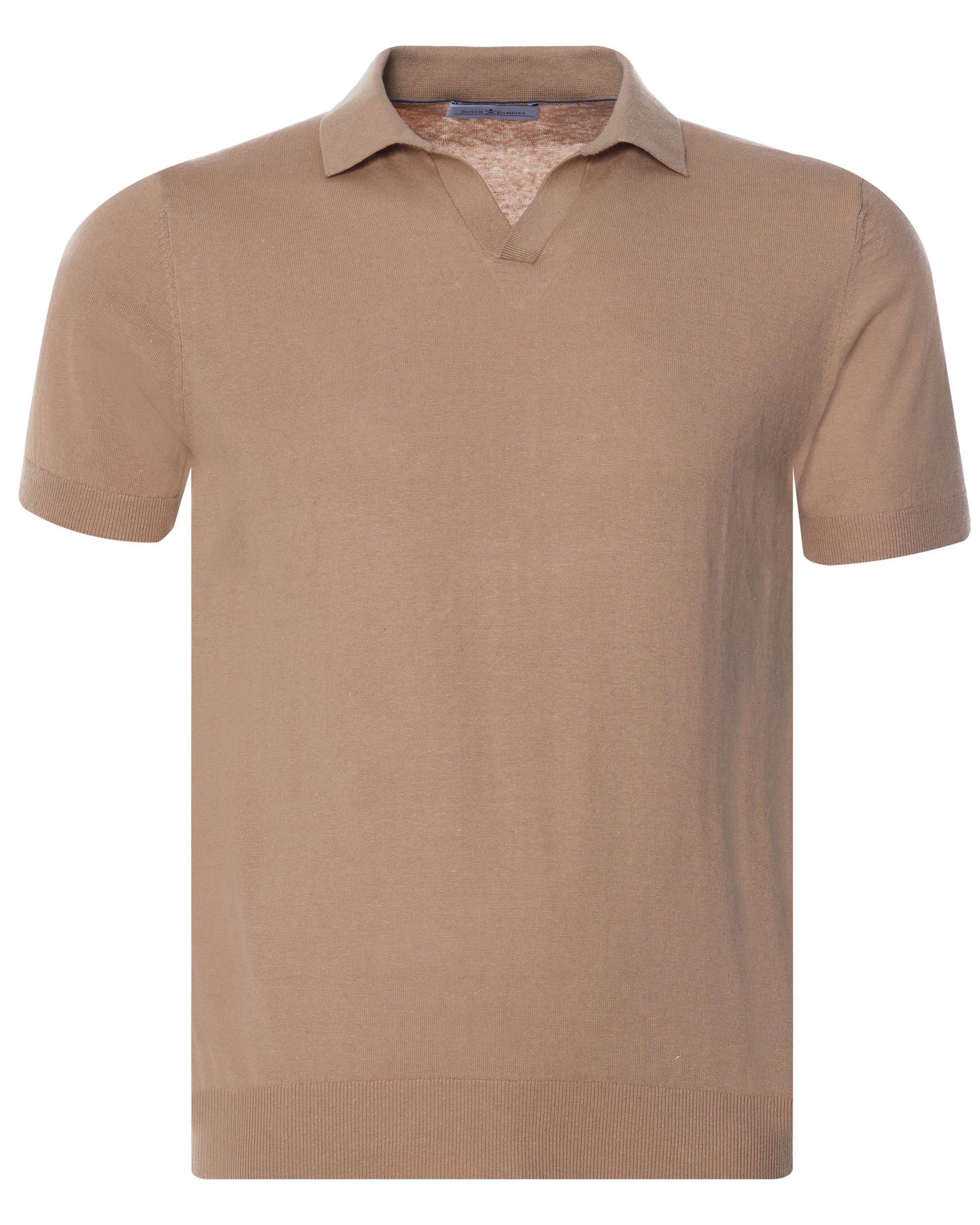 Dutch Dandies Brando Plain Polo  Beige uni 073179-001-L