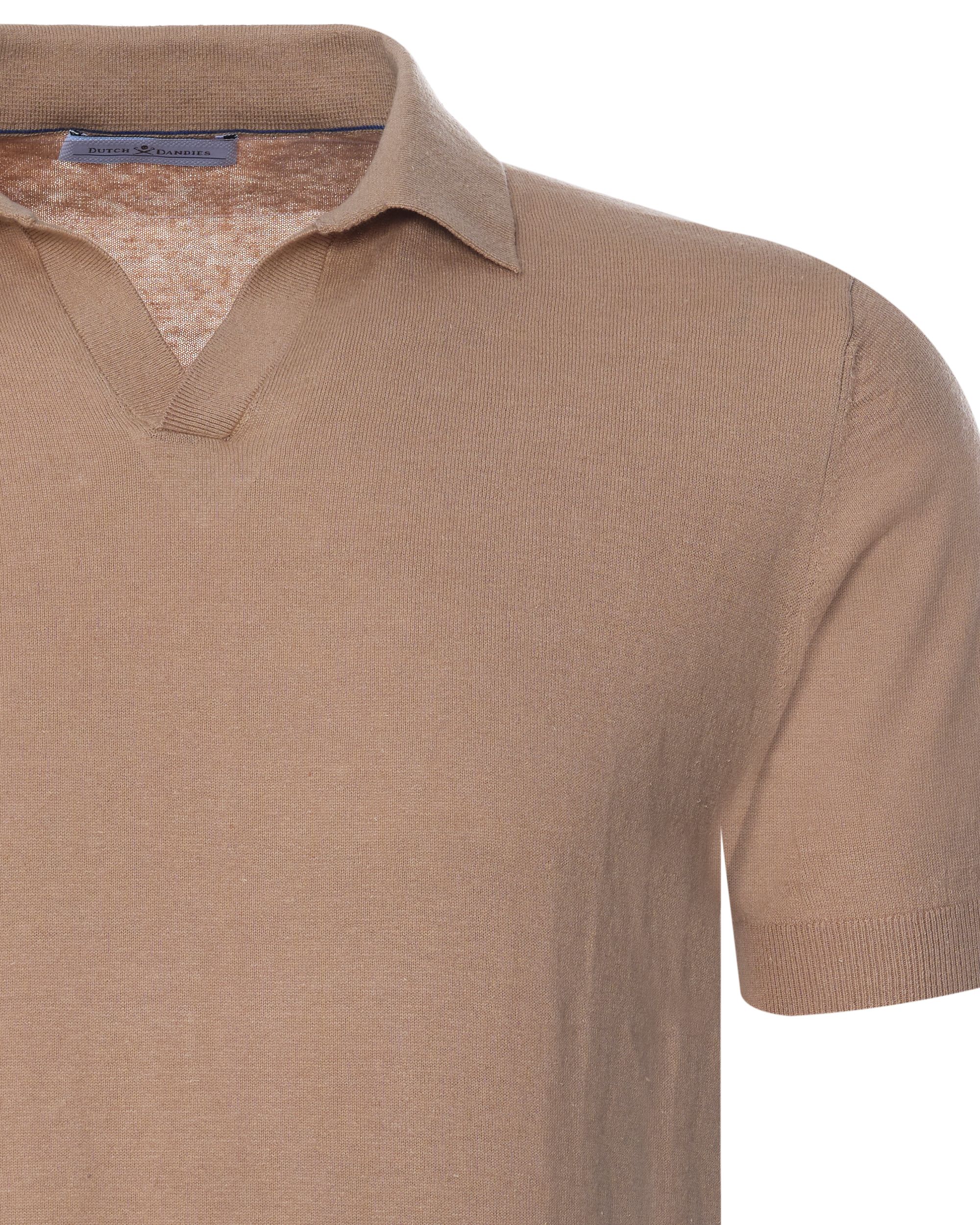 Dutch Dandies Brando Plain Polo  Beige uni 073179-001-L