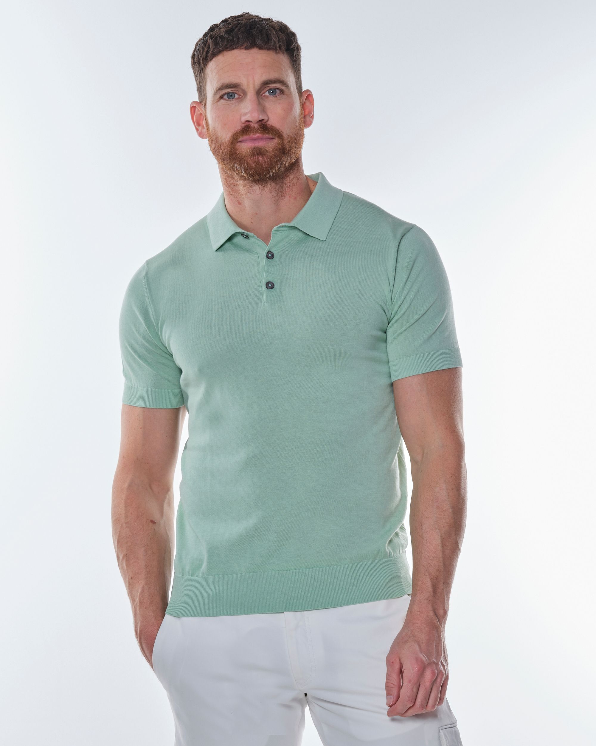 Dutch Dandies Bol Polo KM Mint uni 073180-001-L