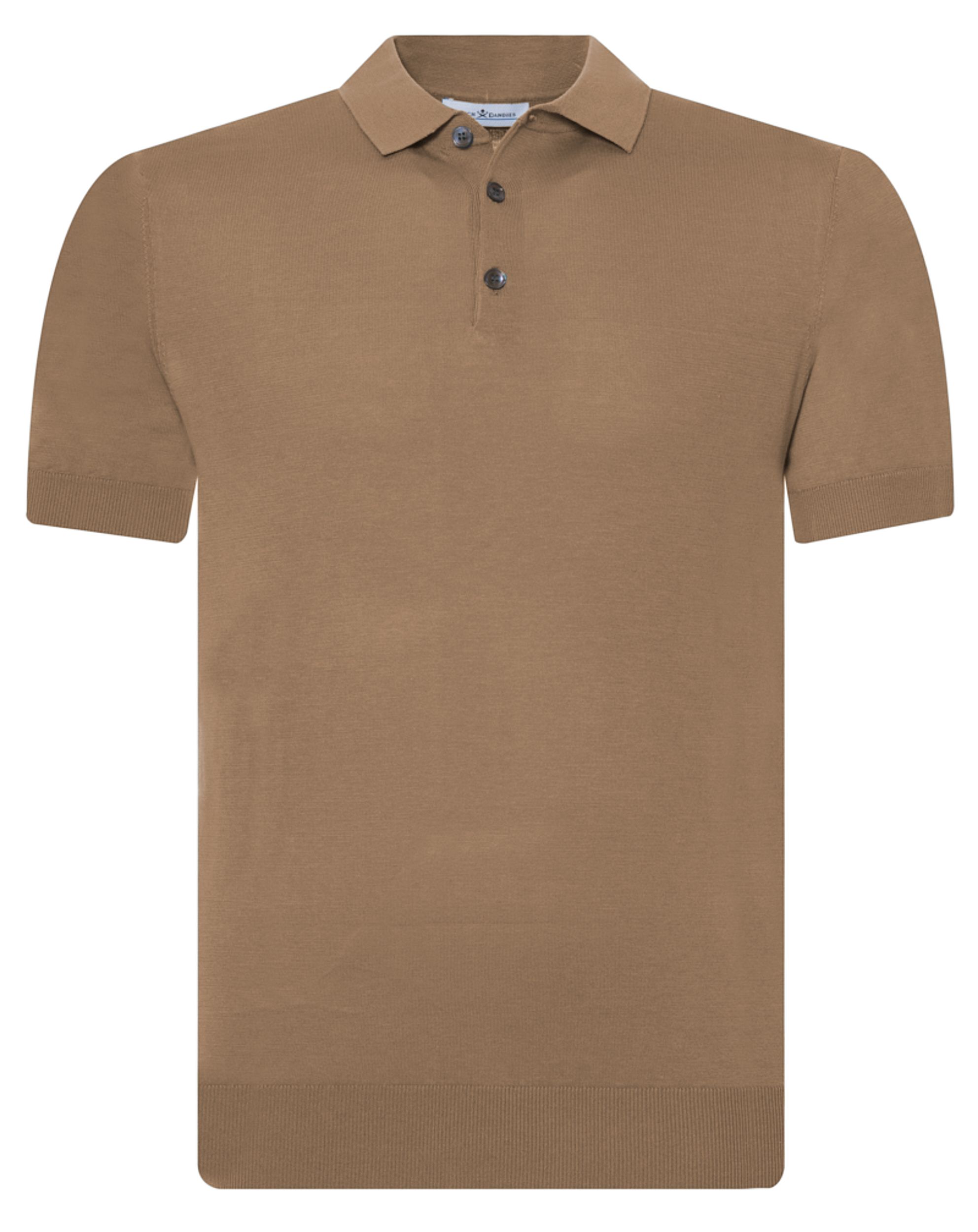 Dutch Dandies Bol Polo KM Beige uni 073180-005-L