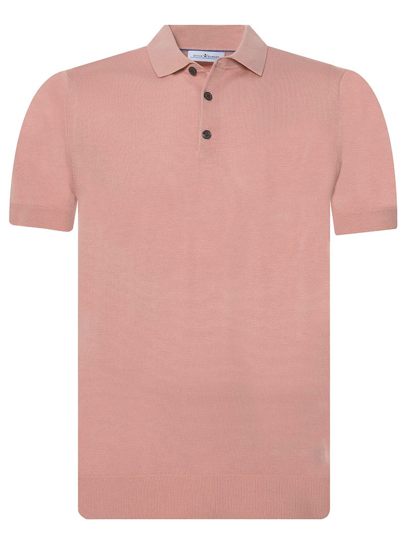 Dutch Dandies Bol Polo KM Roze uni 073180-015-L