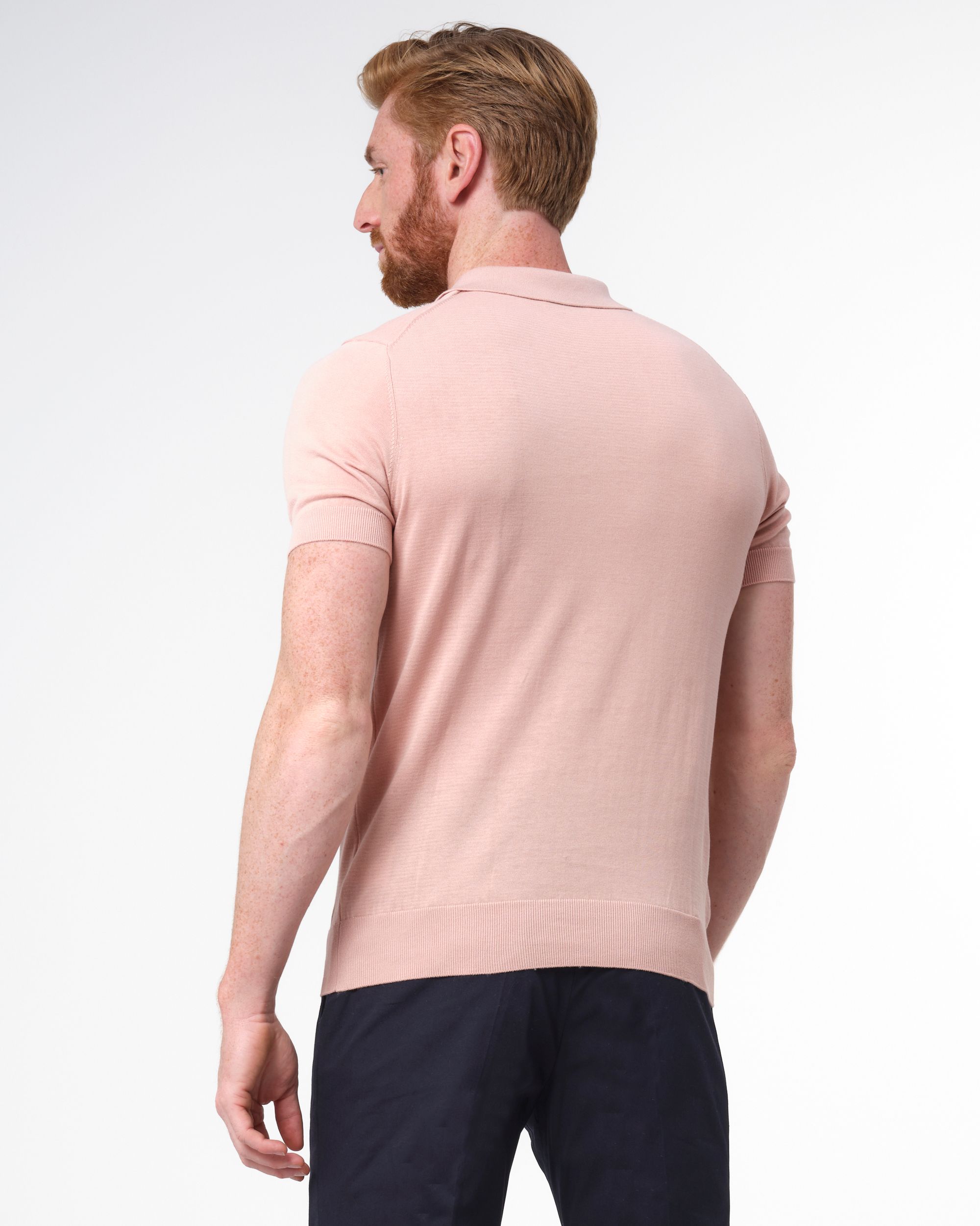 Dutch Dandies Bol Polo KM Roze uni 073180-015-L