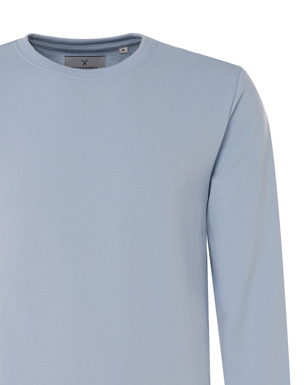 The BLUEPRINT Premium Sweater Lichtblauw uni 073702-004-L