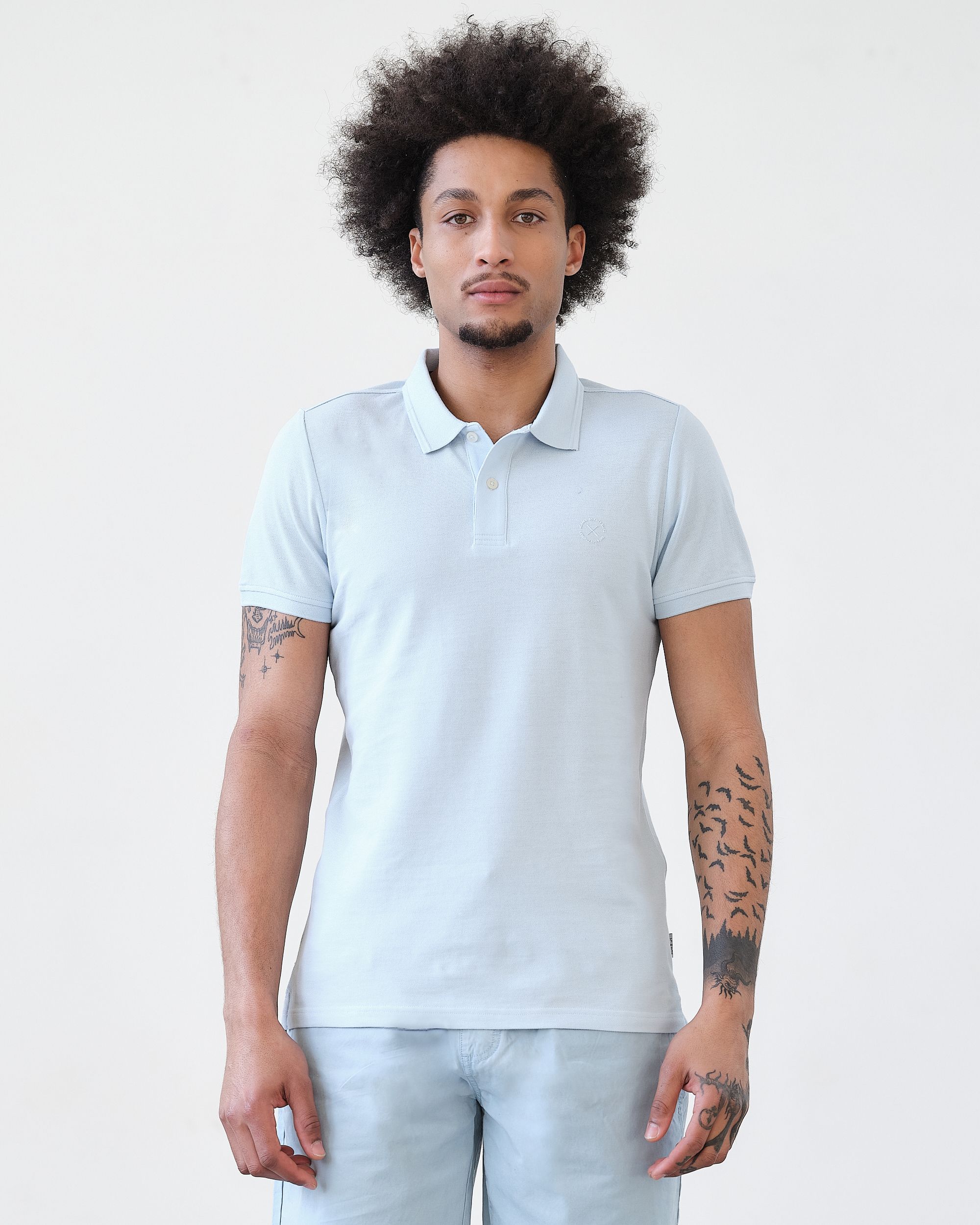J.C. RAGS Carter Polo KM Omphalodes 073954-011-L