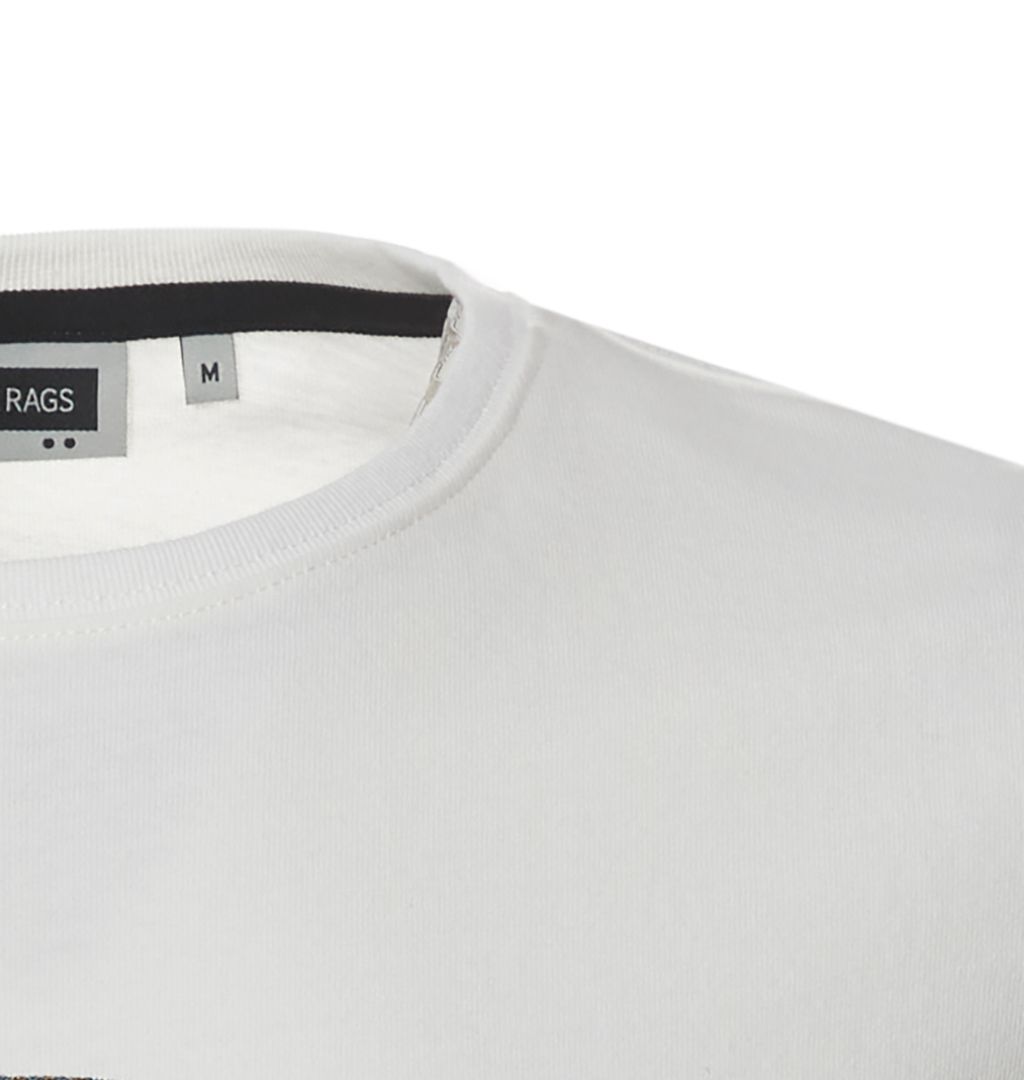 J.C. RAGS Chiel T-shirt KM Wit uni 073955-001-L