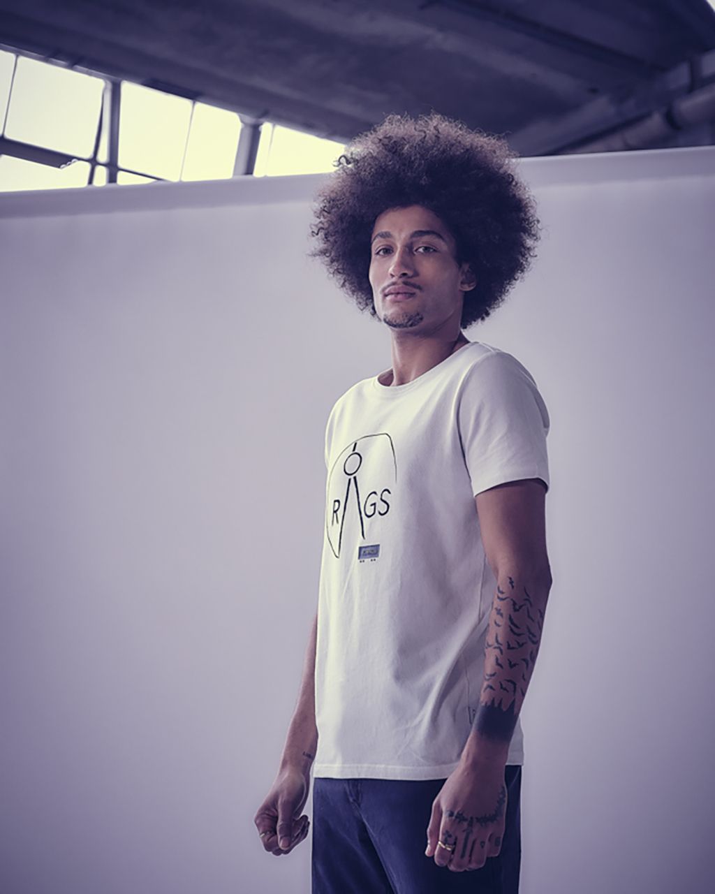 J.C. RAGS Chiel T-shirt KM Wit uni 073955-001-L