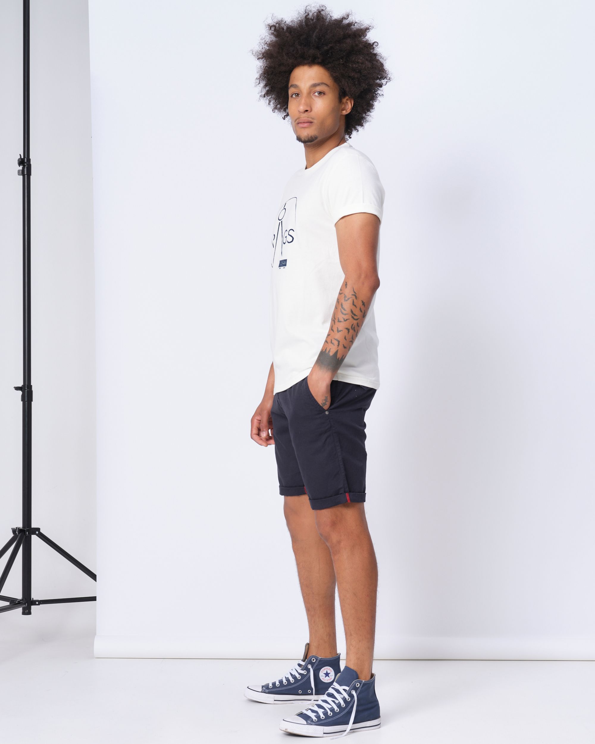 J.C. RAGS Chiel T-shirt KM Wit uni 073955-001-L