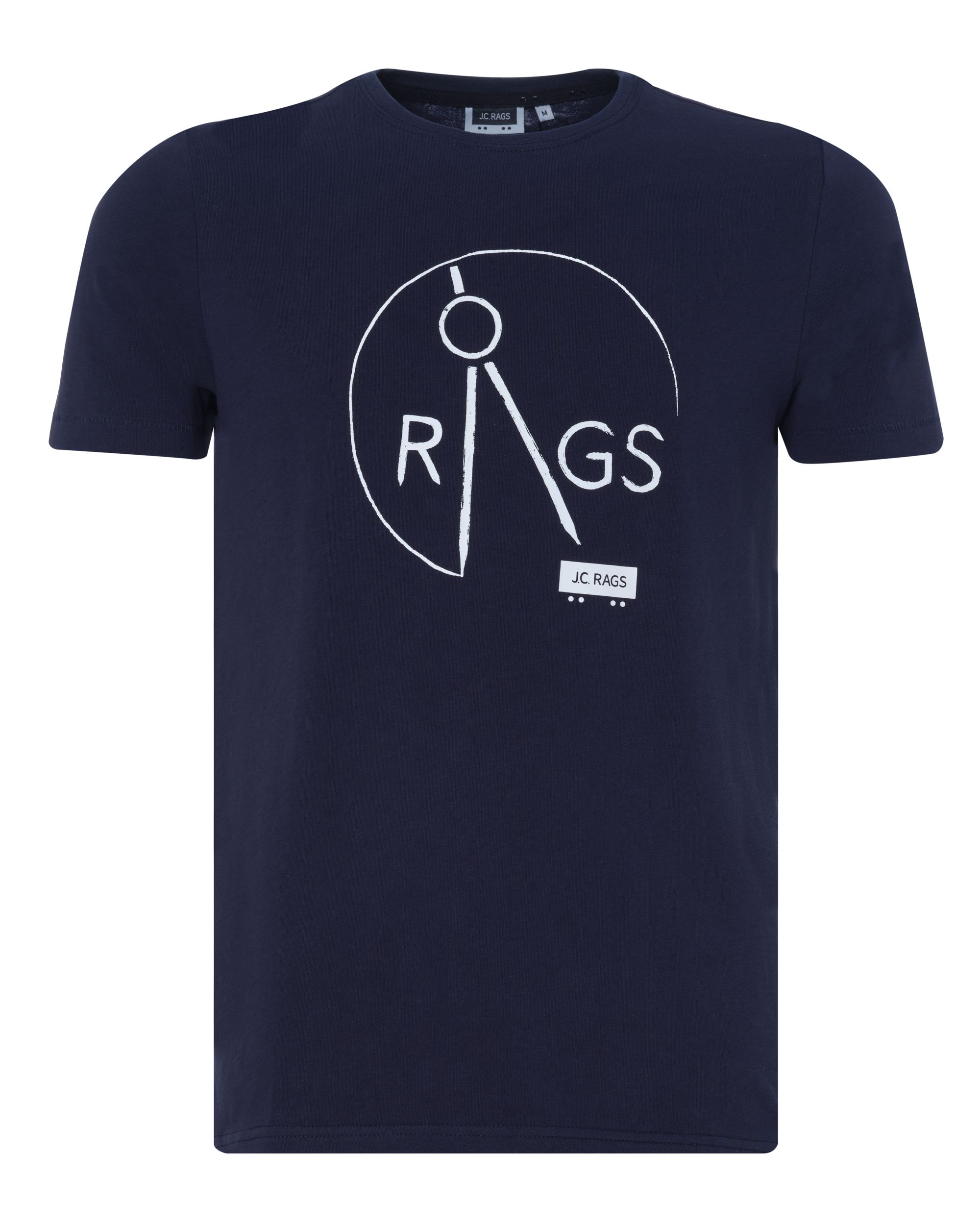 J.C. RAGS Chiel T-shirt KM Navy uni 073955-002-L