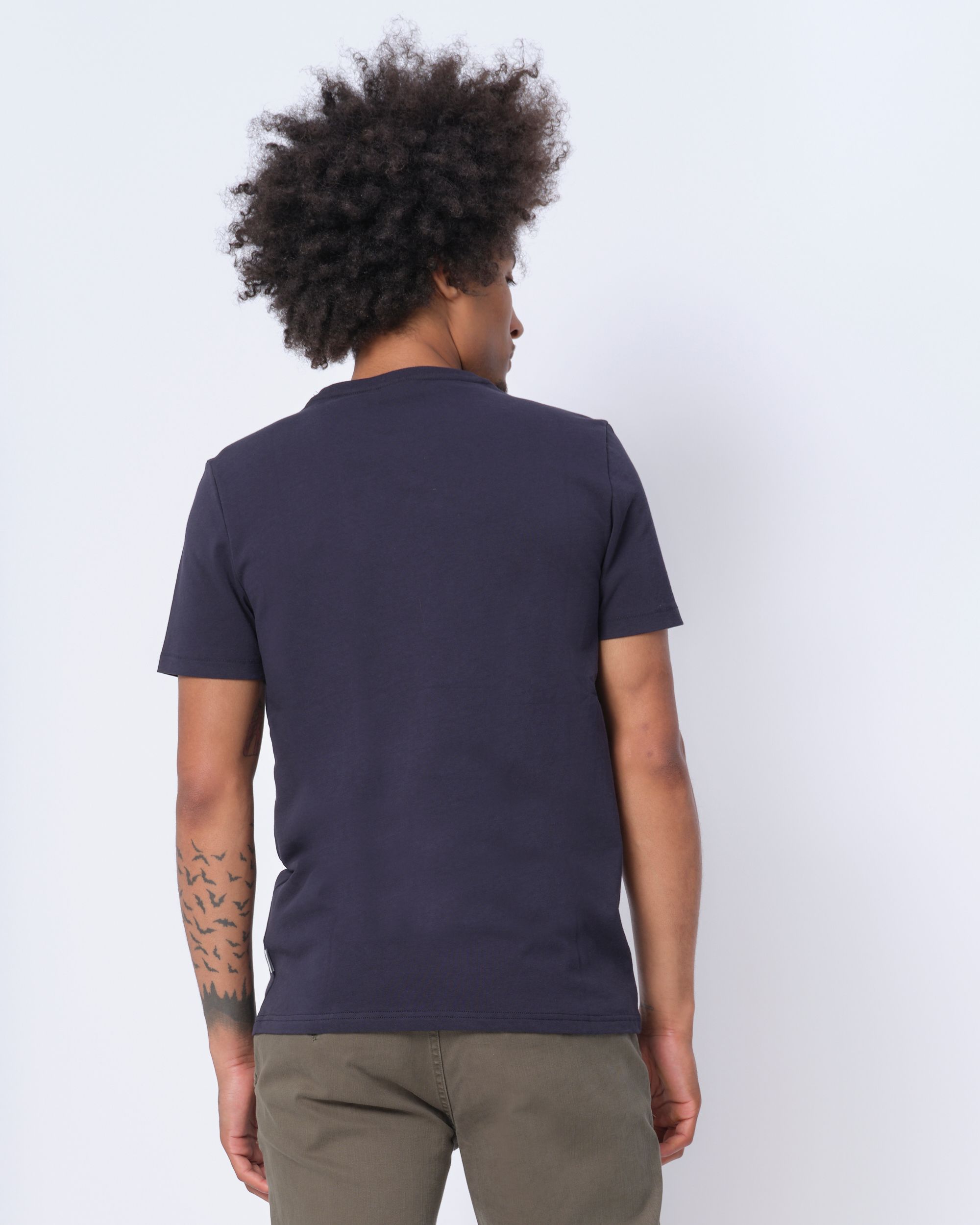 J.C. RAGS Chiel T-shirt KM Navy uni 073955-002-L