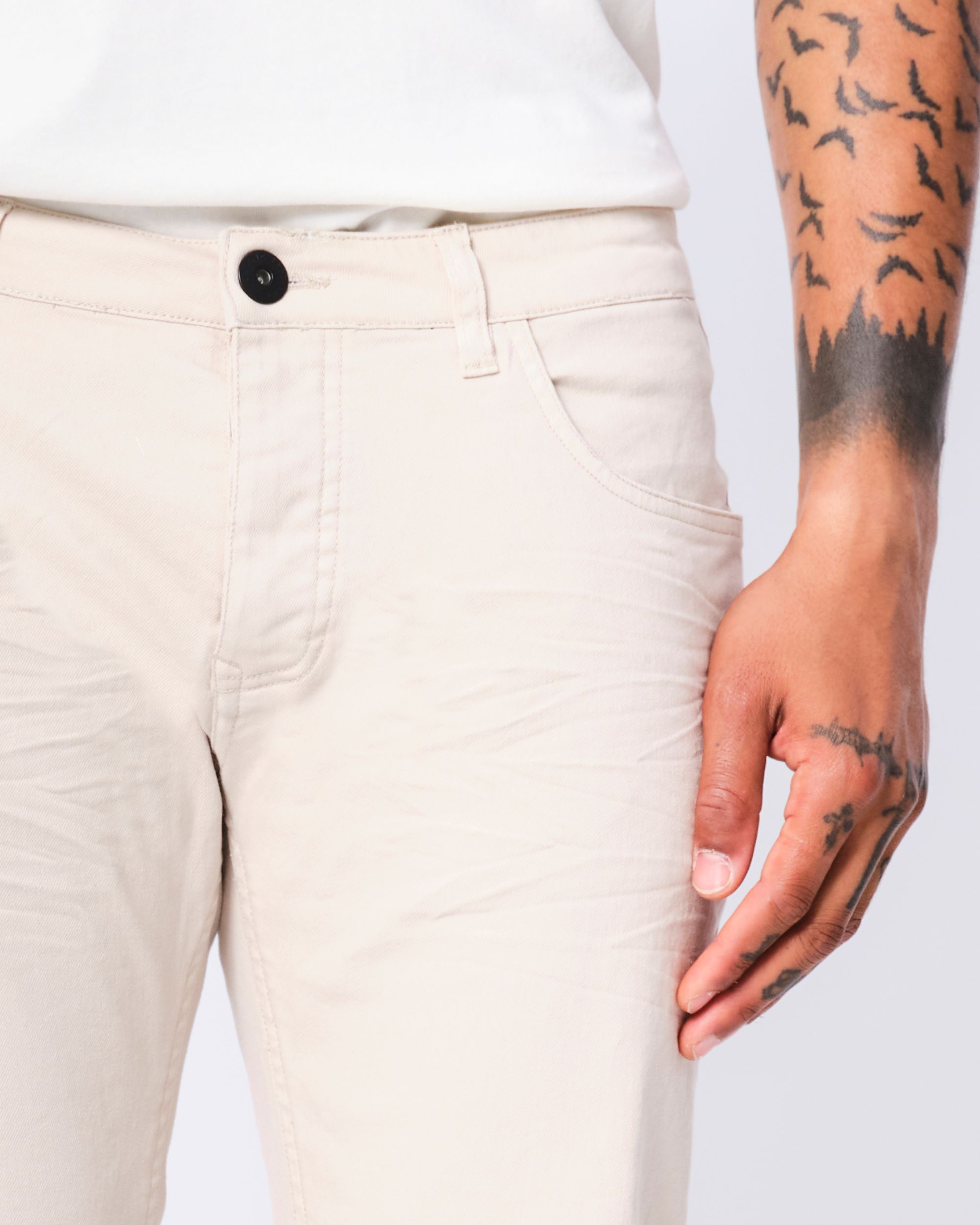 J.C. RAGS Jimmy 5-pocket Off White uni 073962-003-28/34