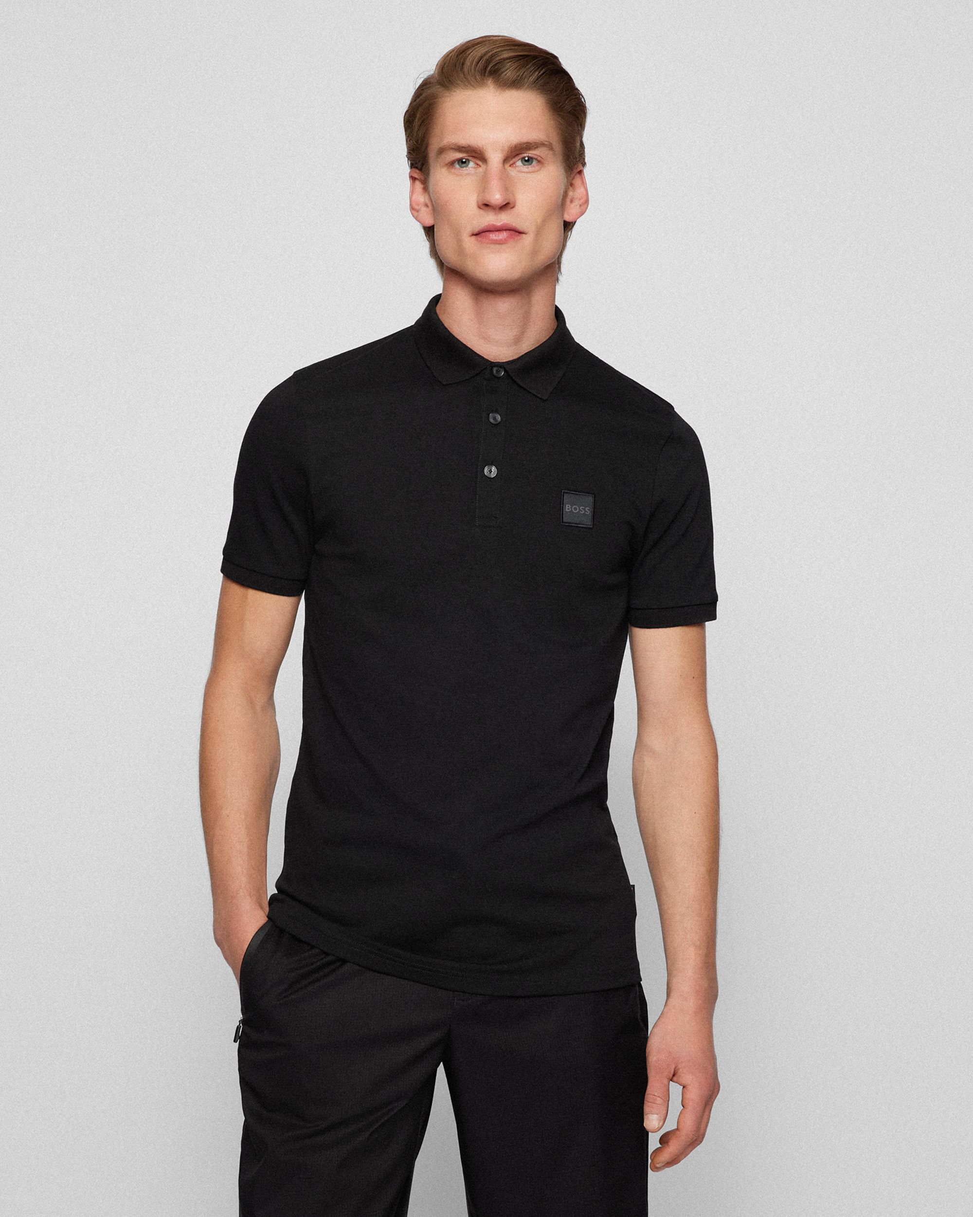 Hugo Boss Casual Passenger Polo KM Zwart 073993-001-L