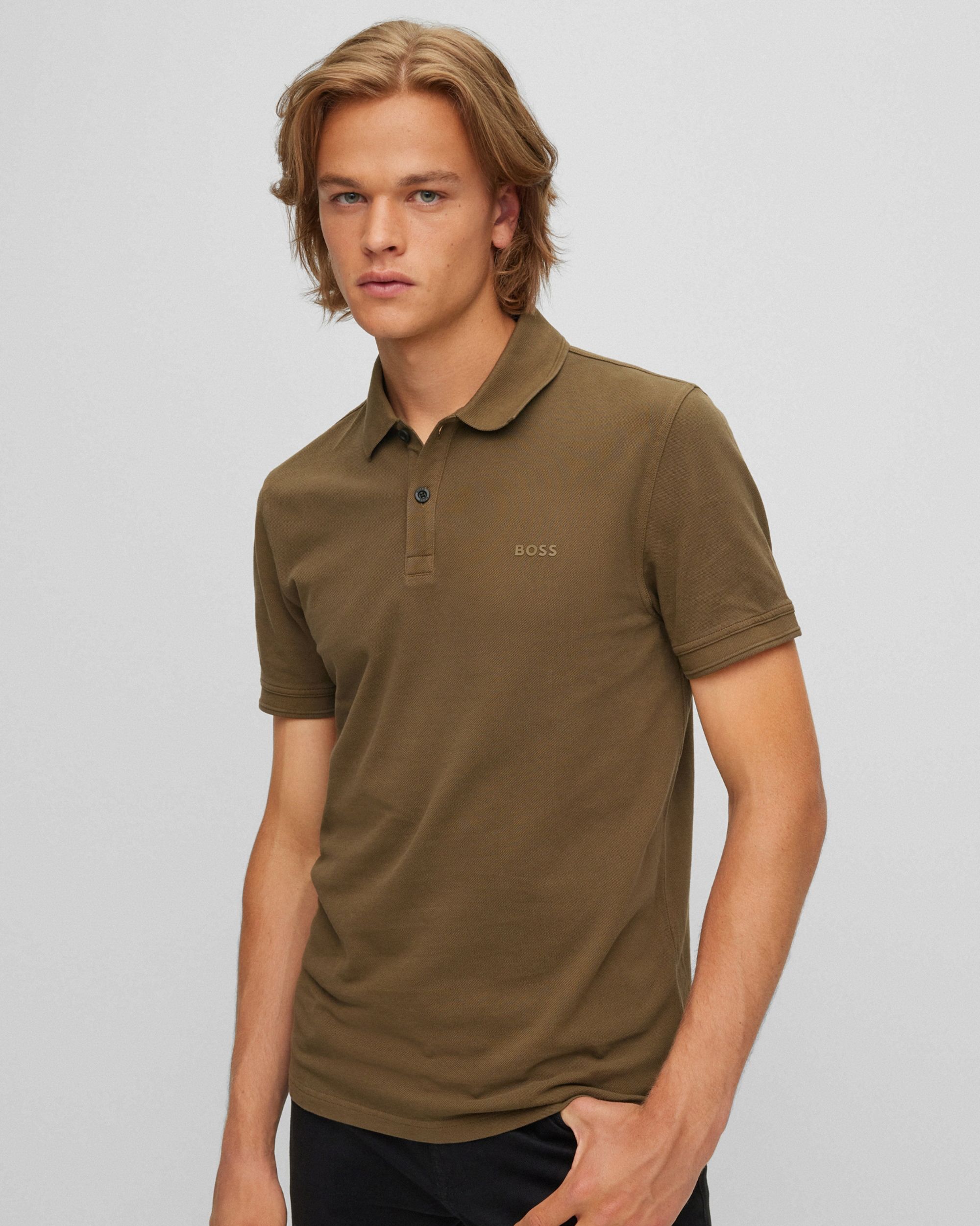 Hugo Boss Casual Prime Polo KM Donker groen 074017-001-L