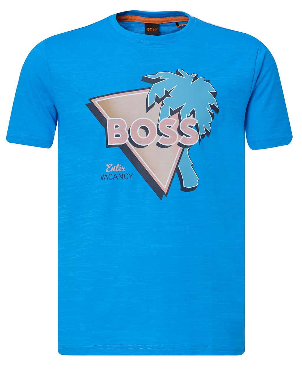 Hugo Boss Casual Tetrusted T-shirt KM Blauw 074054-001-L