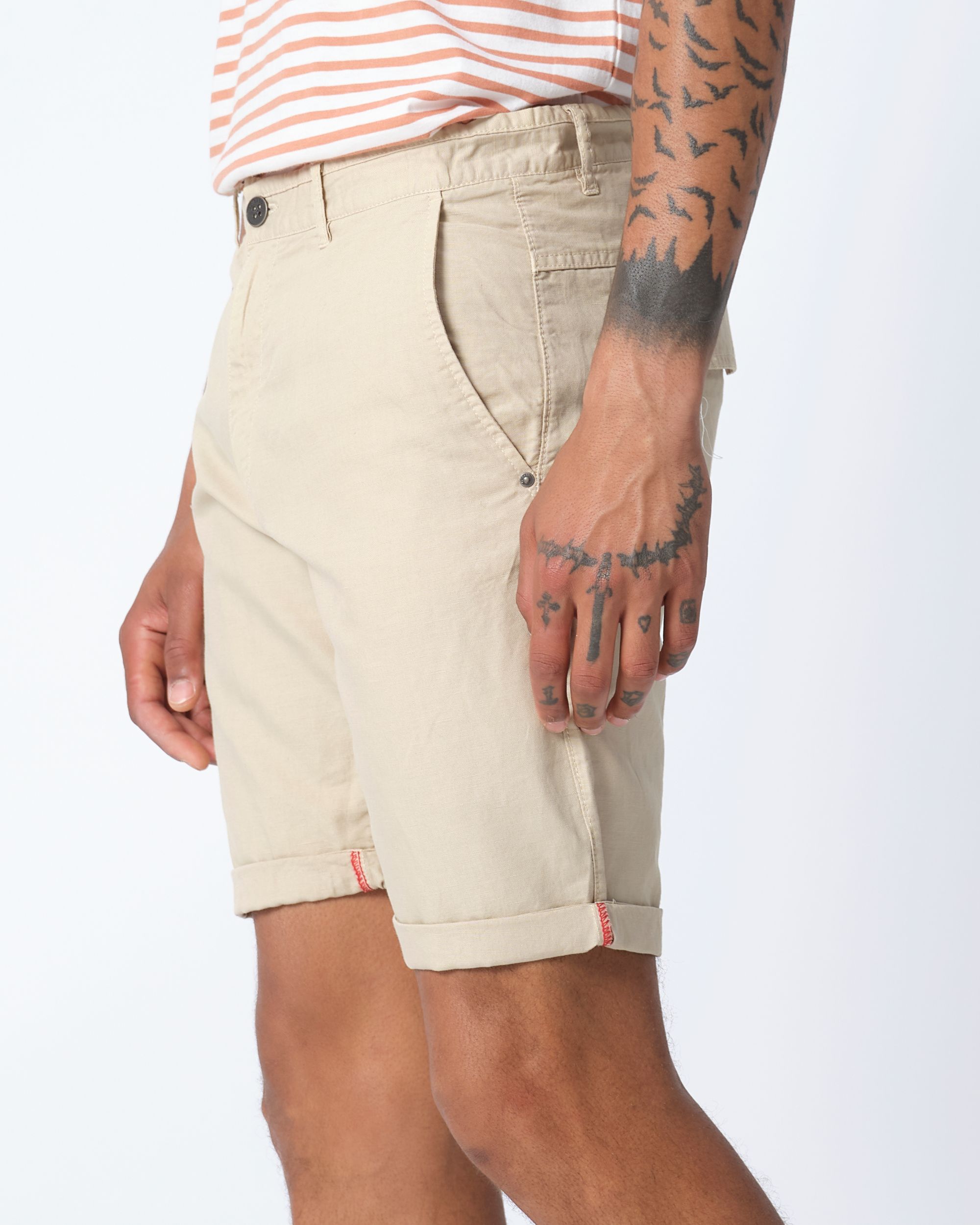 J.C. RAGS Clinton Short Lichtbeige uni 074090-001-30