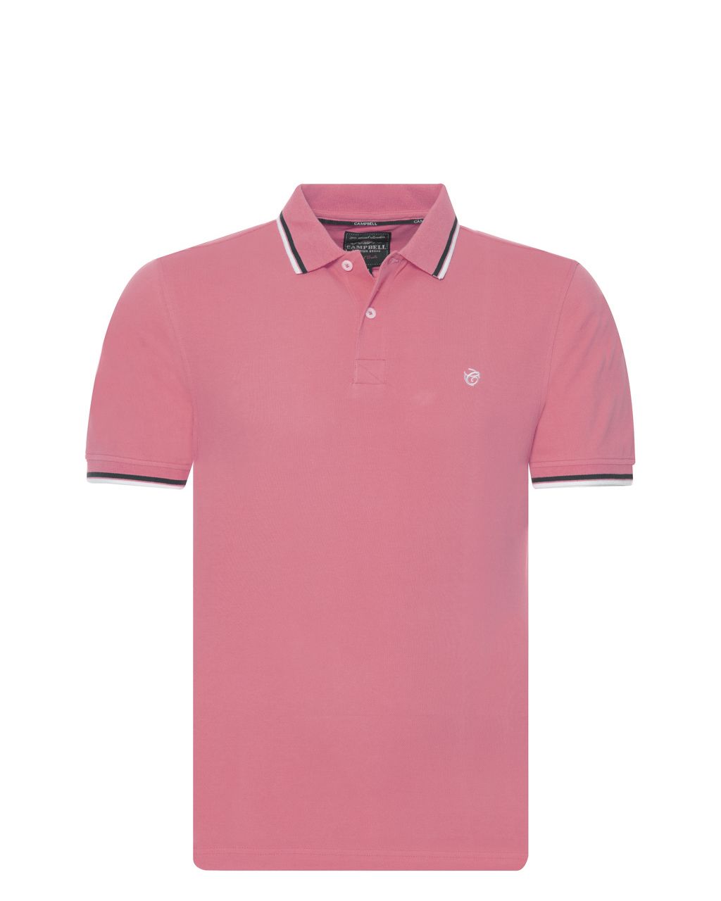 Campbell Classic Leicester Polo KM Roze uni 074096-001-L