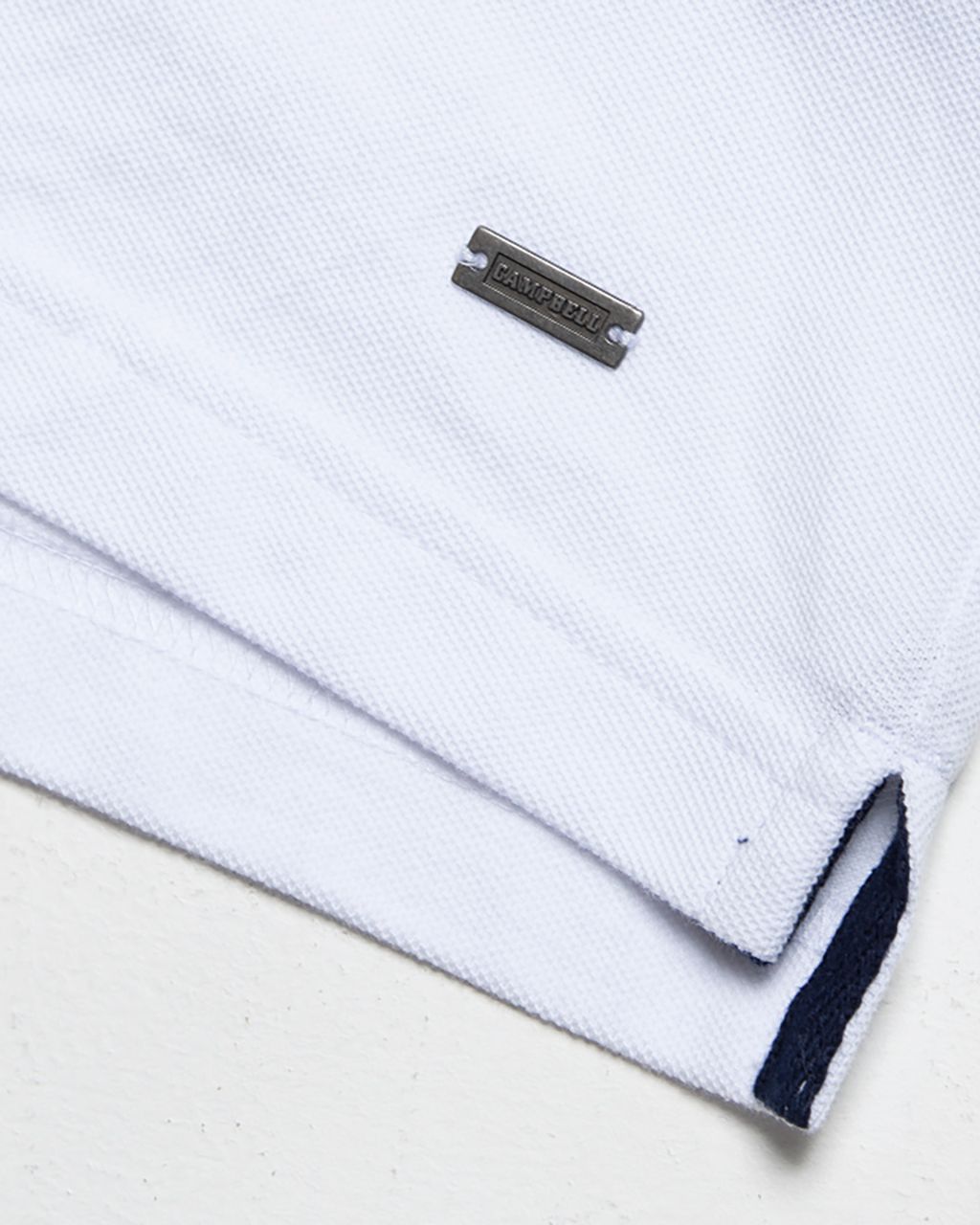 Campbell Leicester Polo KM Briljant White 074096-004-L