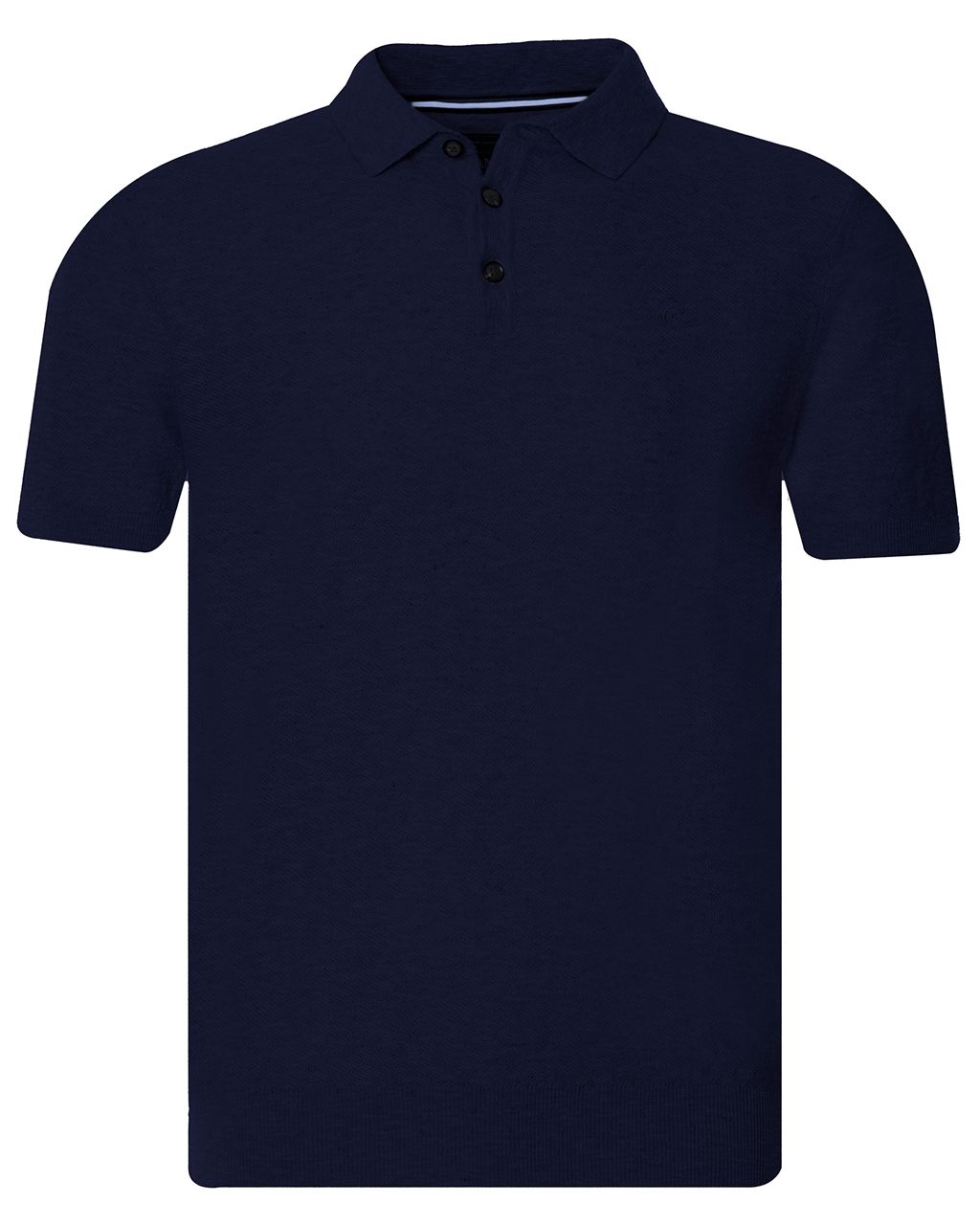 Campbell Steinway Polo KM Donkerblauw uni 074106-004-L