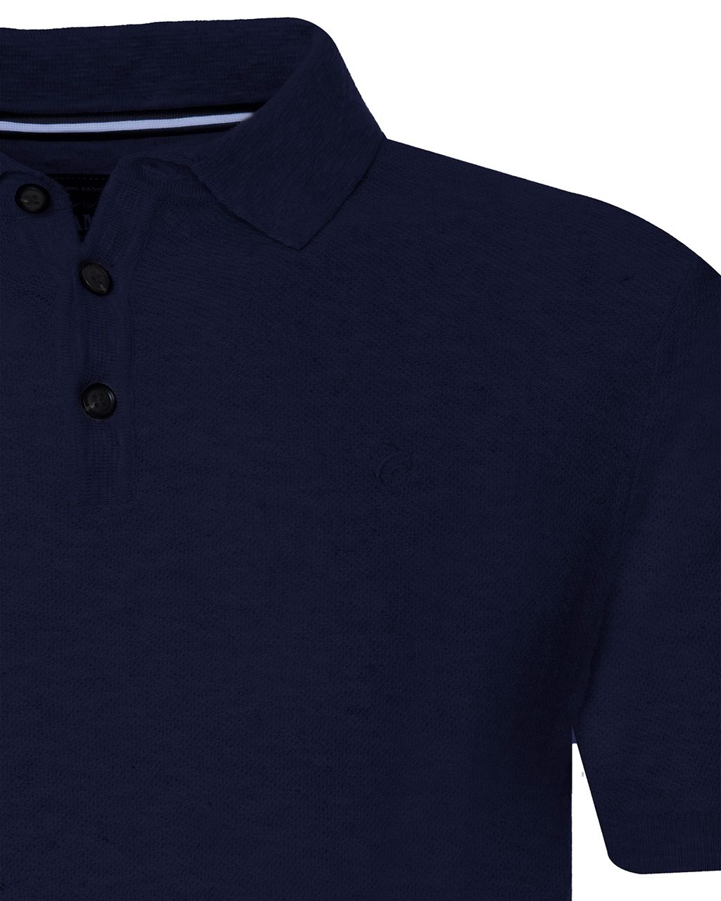 Campbell Steinway Polo KM Donkerblauw uni 074106-004-L