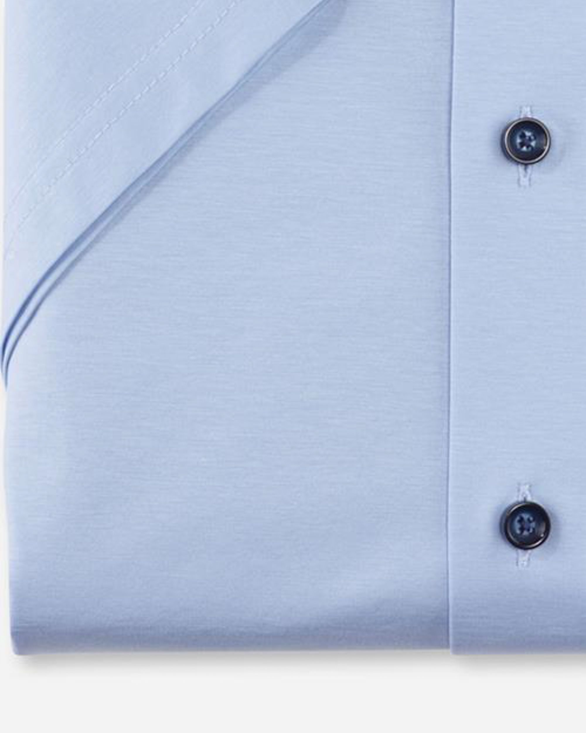 OLYMP 24/Seven Modern Fit Overhemd KM Blauw 074110-001-37