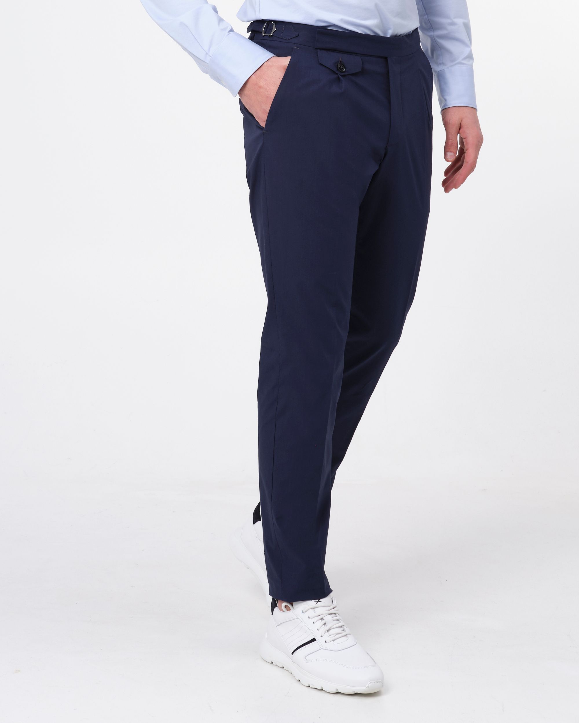 Dutch Dandies Pantalon Donkerblauw uni 074157-001-46