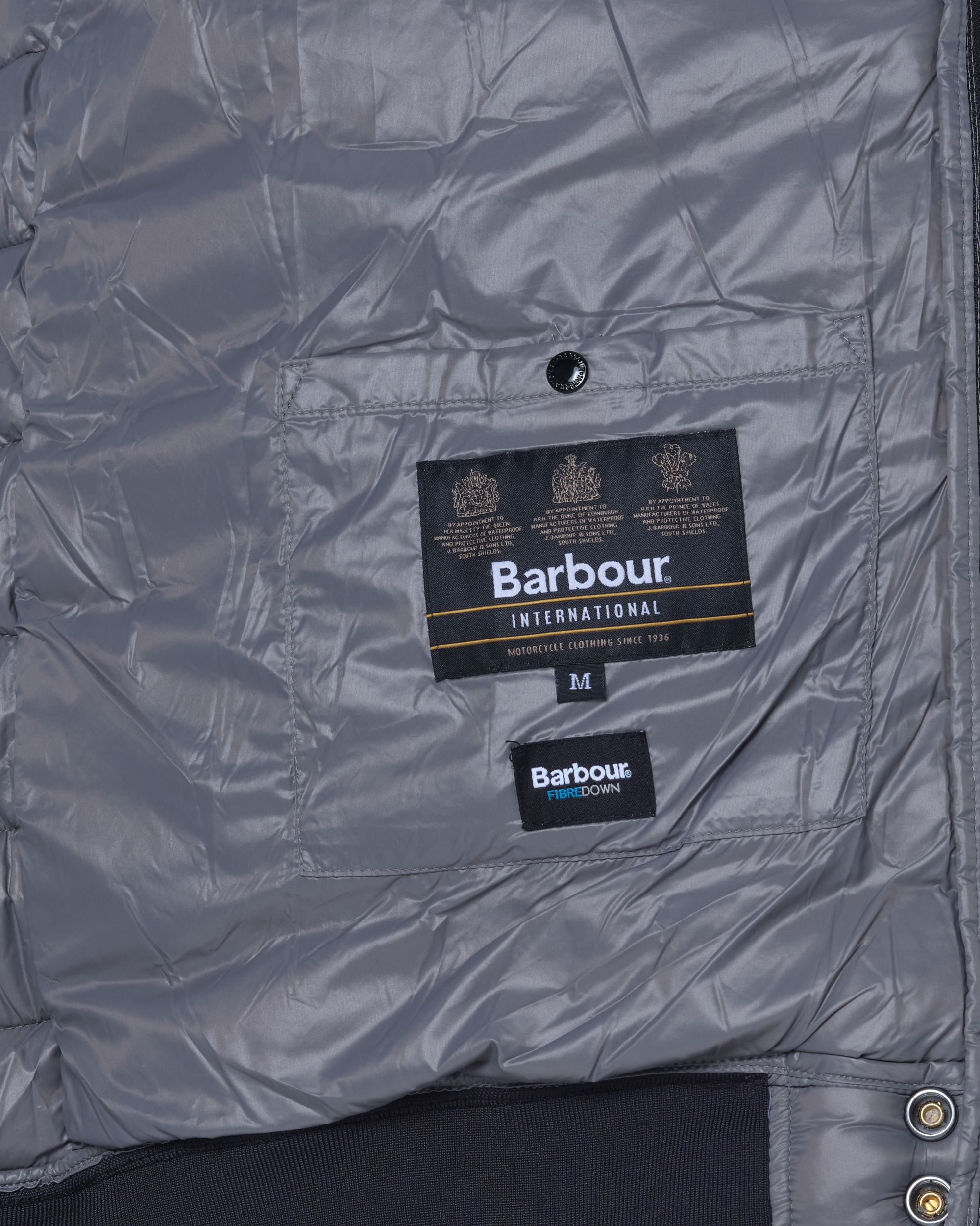 Barbour International Glendale Bodywarmer Donker grijs 075710-001-L