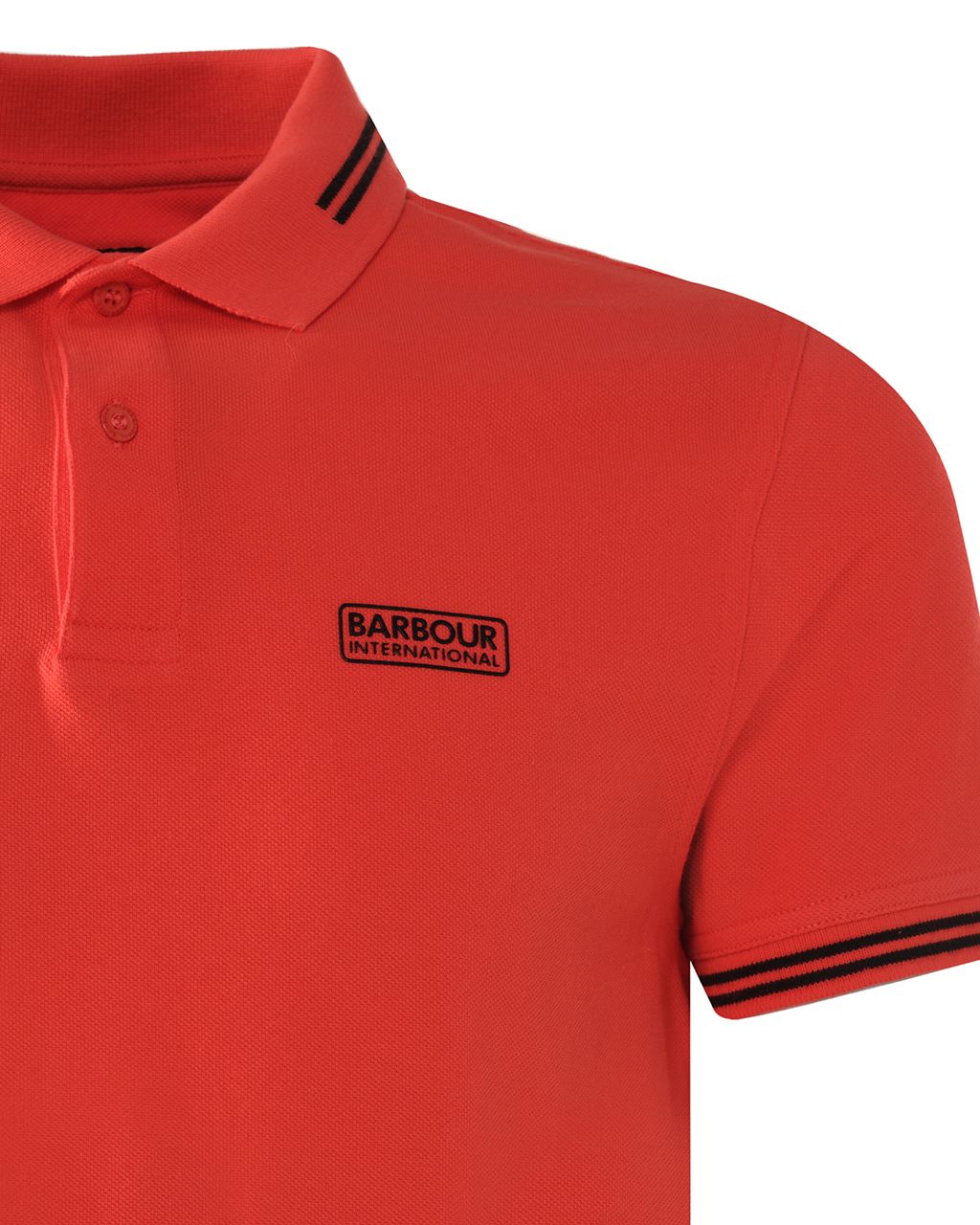 Barbour International Essential tipped Polo KM Oranje 075711-001-L
