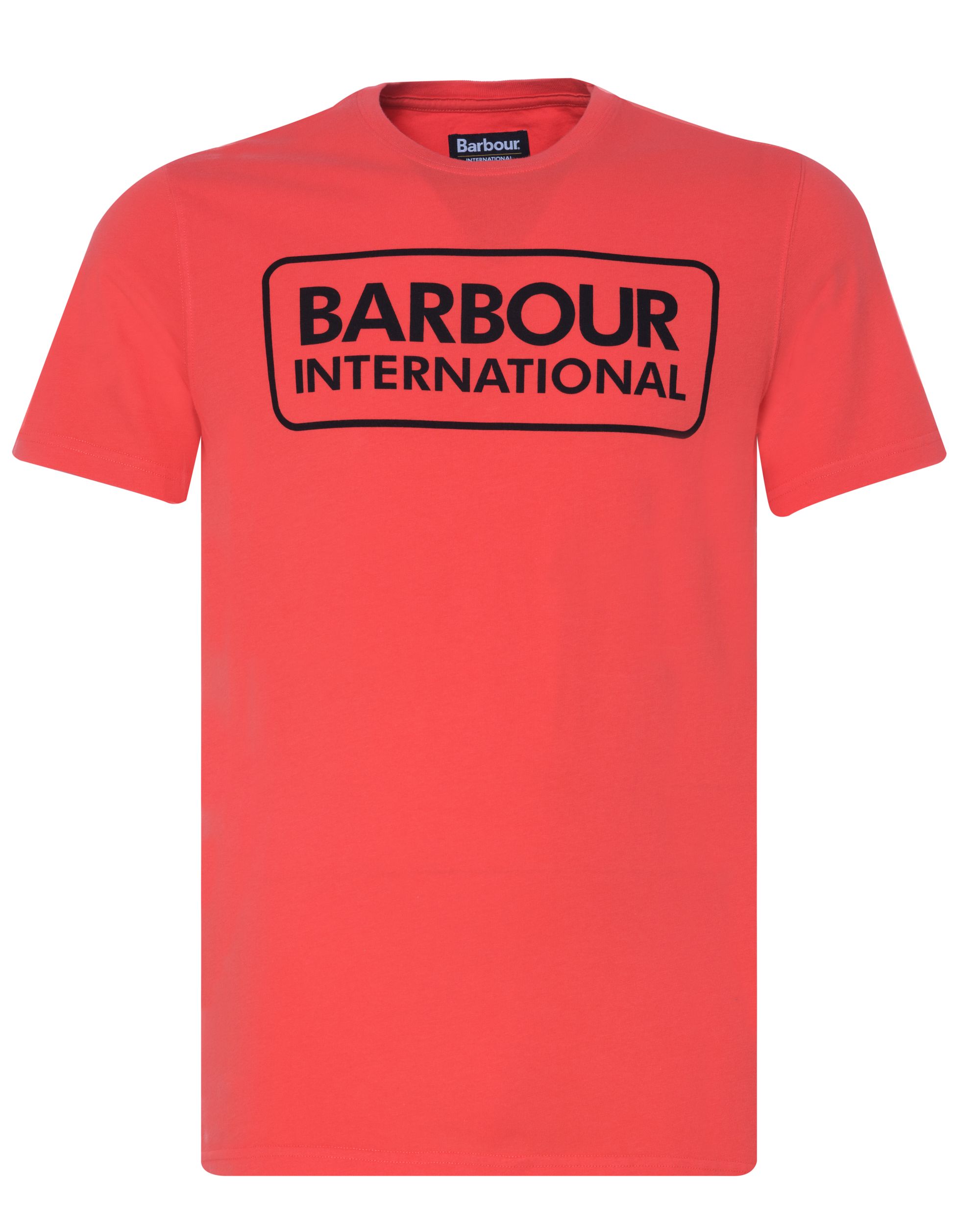 Barbour International Essential Logo T-shirt KM Oranje 075721-001-L