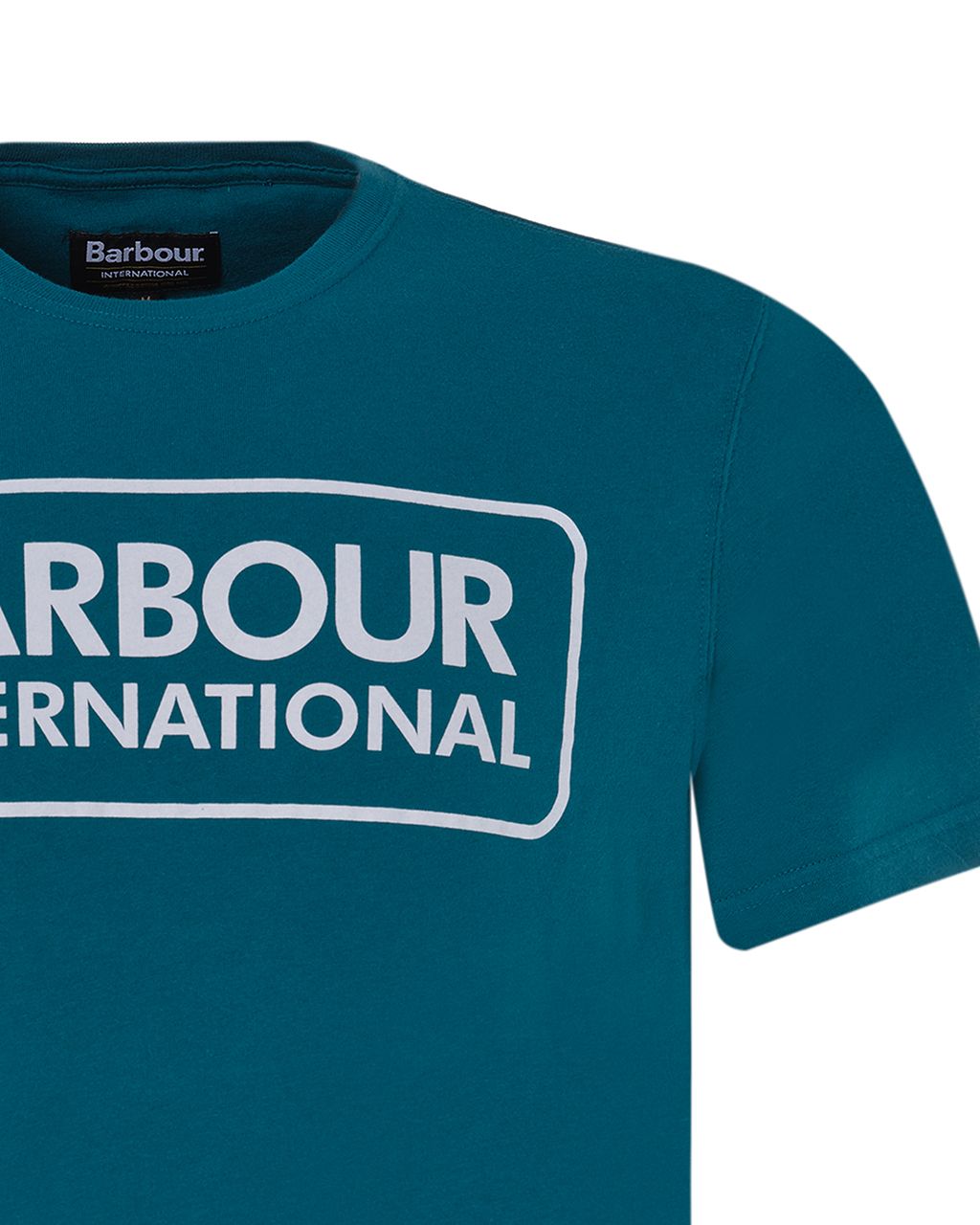 Barbour Internatio Essential Logo T-shirt KM Groen 075722-001-L