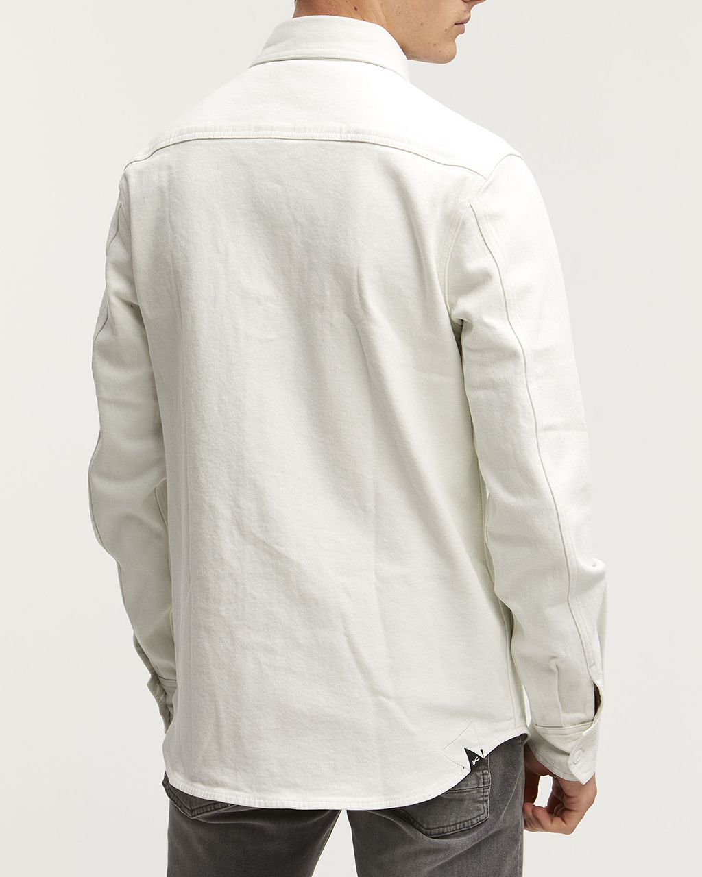 DENHAM Burton Overshirt Off white 075827-001-L