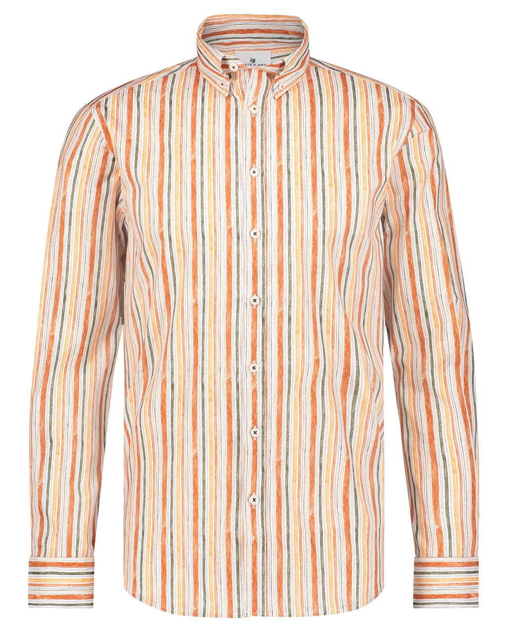 State of Art Casual Overhemd LM Oranje 075864-001-4XL