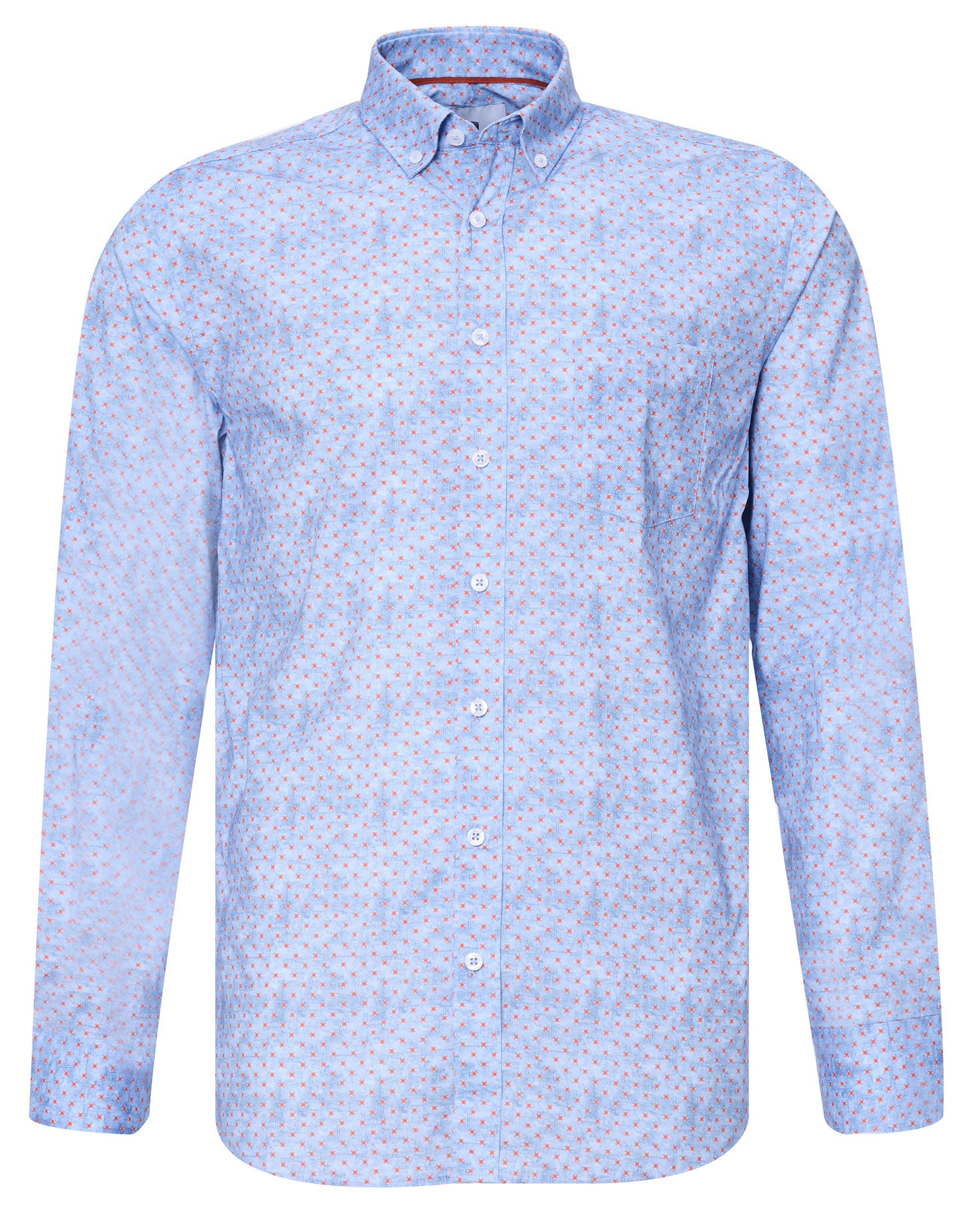 State of Art Casual Overhemd LM Blauw 075866-001-4XL