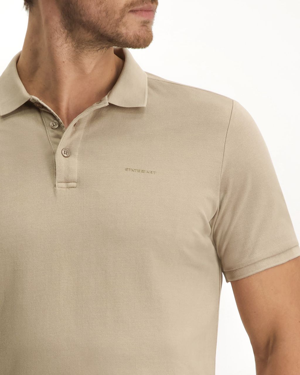 State of Art Polo KM Beige 075930-001-XL