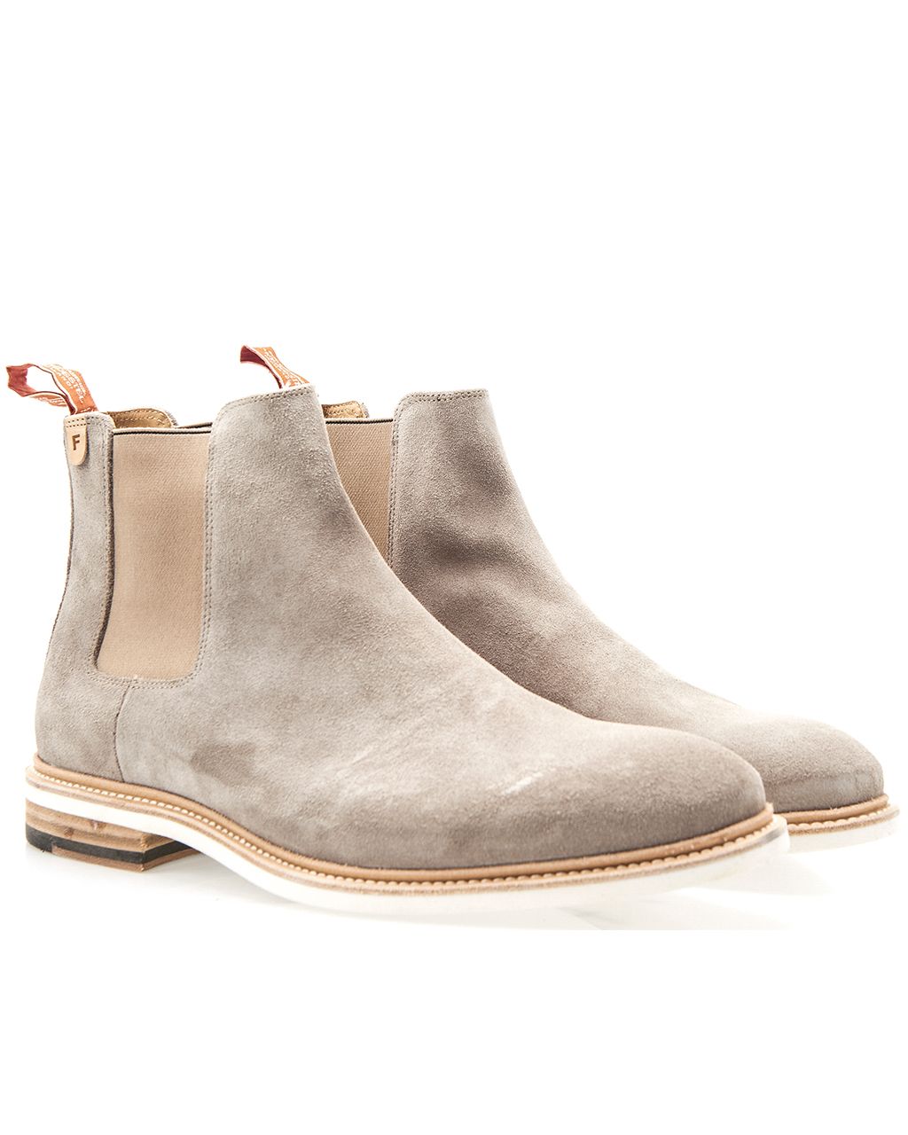 Floris van Bommel Chelsea Boots Licht grijs 076007-001-10