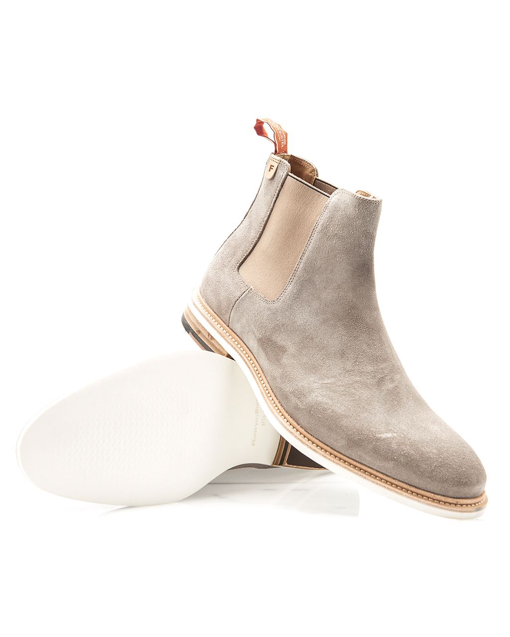 Floris van Bommel Chelsea Boots Licht grijs 076007-001-10