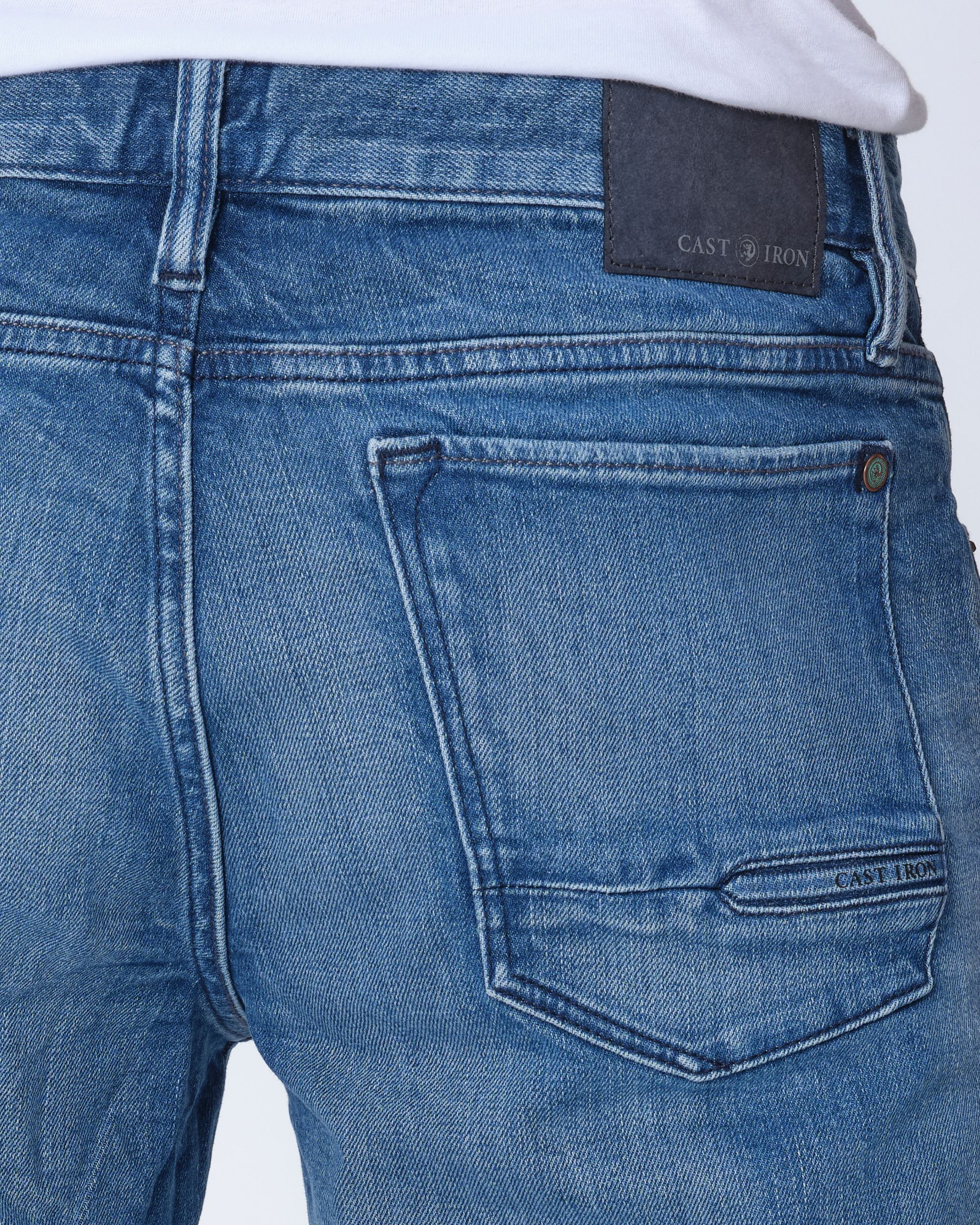 Cast Iron Riser Slim Fit Jeans Blauw 076210-001-28/30