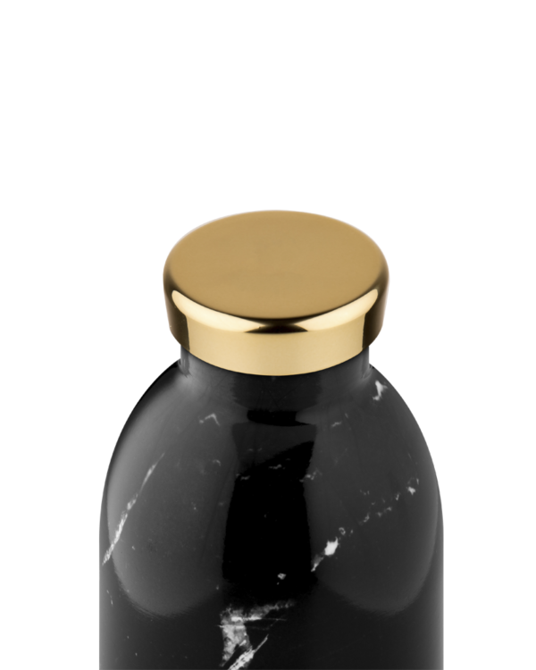24 Bottles Clima Bottle 500ml Marble Black Zwart 076366-001-0
