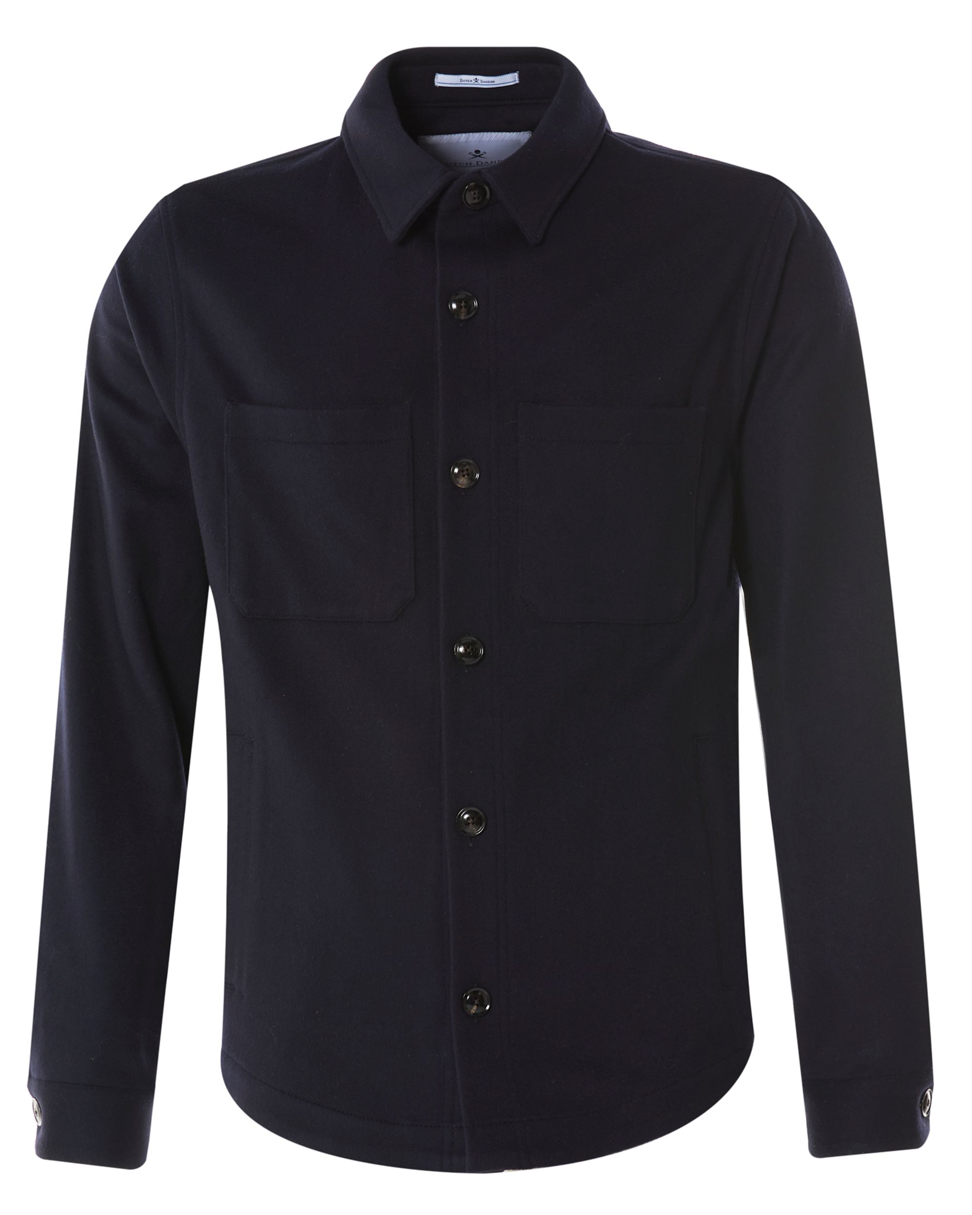 Dutch Dandies DD205 Overshirt Donkerblauw uni 076465-001-46