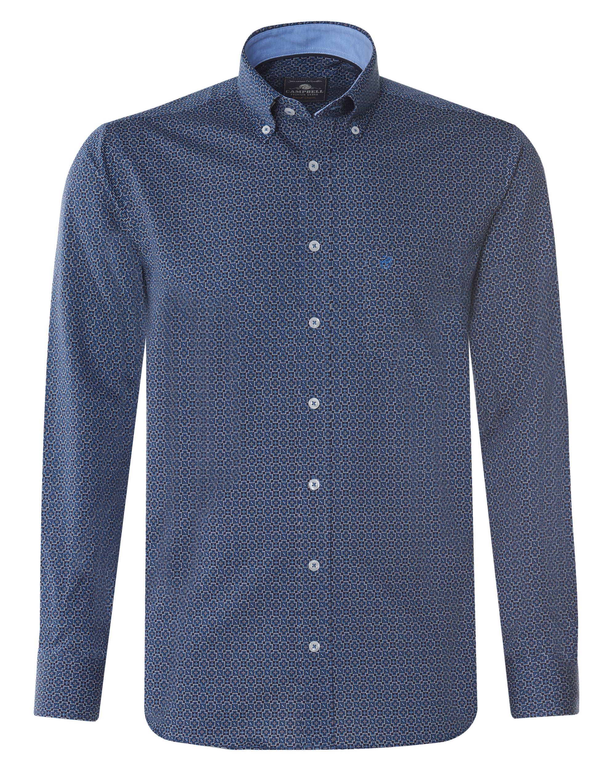 Campbell Classic Casual Overhemd LM Shop nu OFM