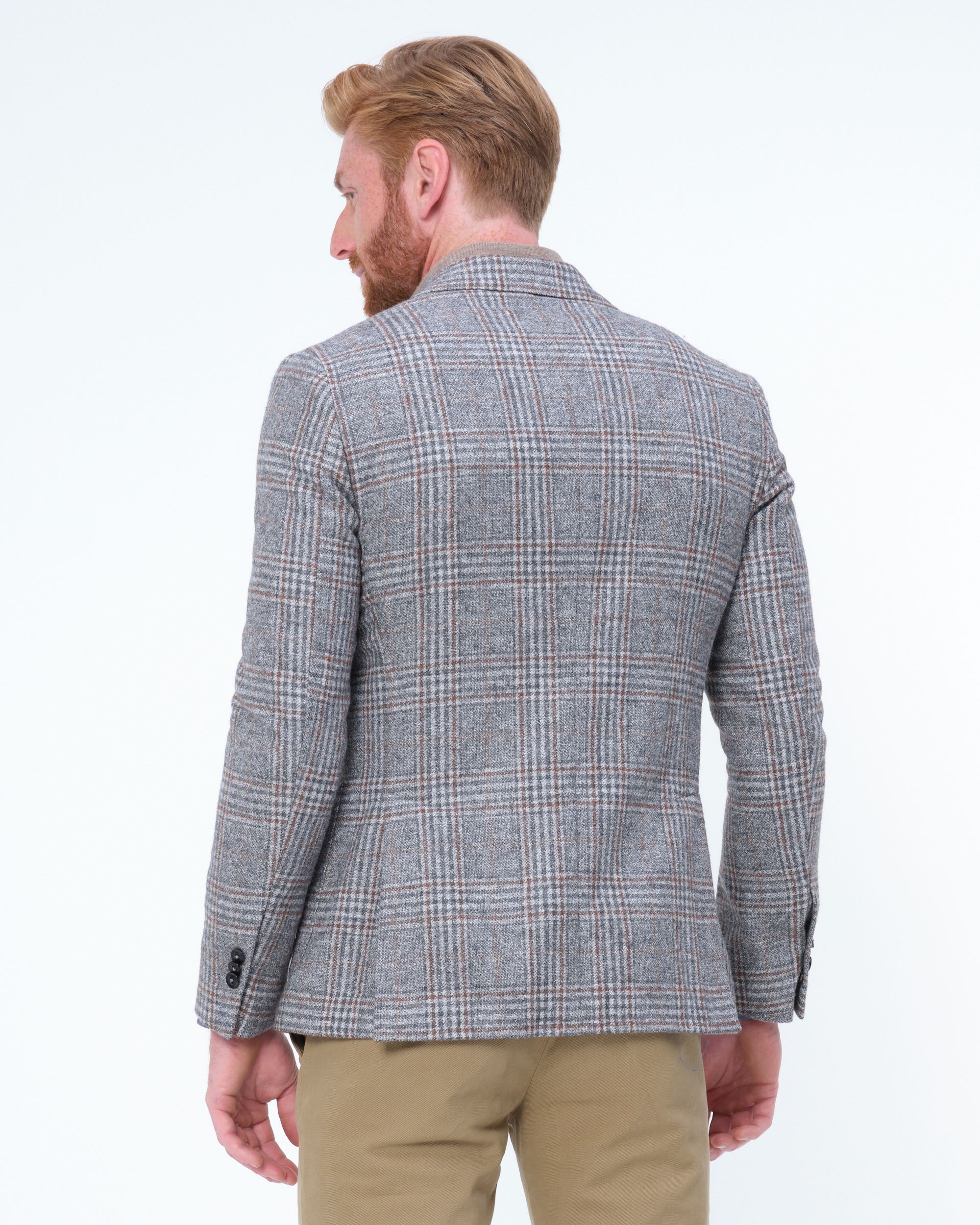 Dutch Dandies Damon Colbert Beige grote ruit 076504-001-46