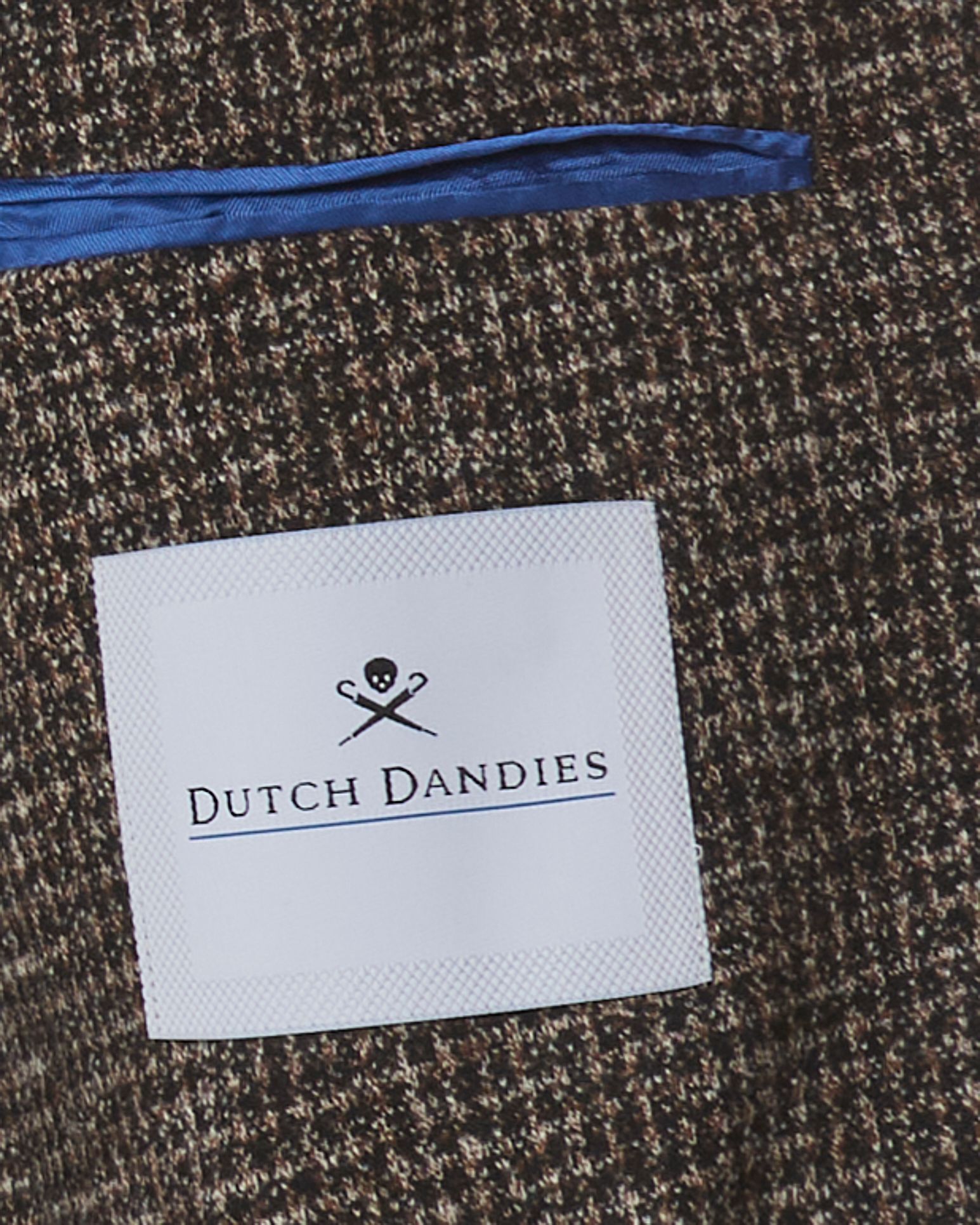 Dutch Dandies DD139 Colbert Donkerbruin kleine ruit 076514-001-46