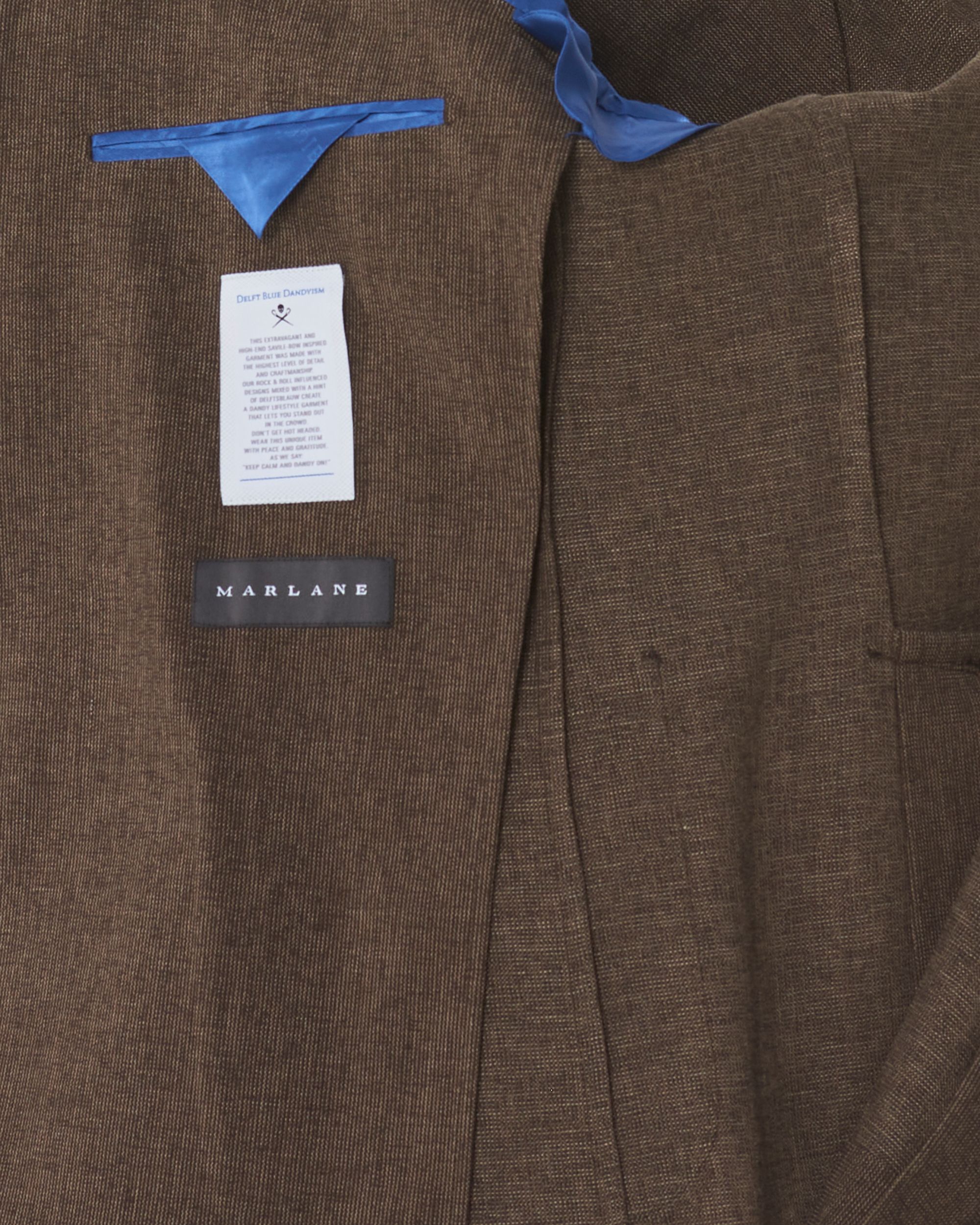 Dutch Dandies DD148 Pak Donkerbruin uni 076523-001-46