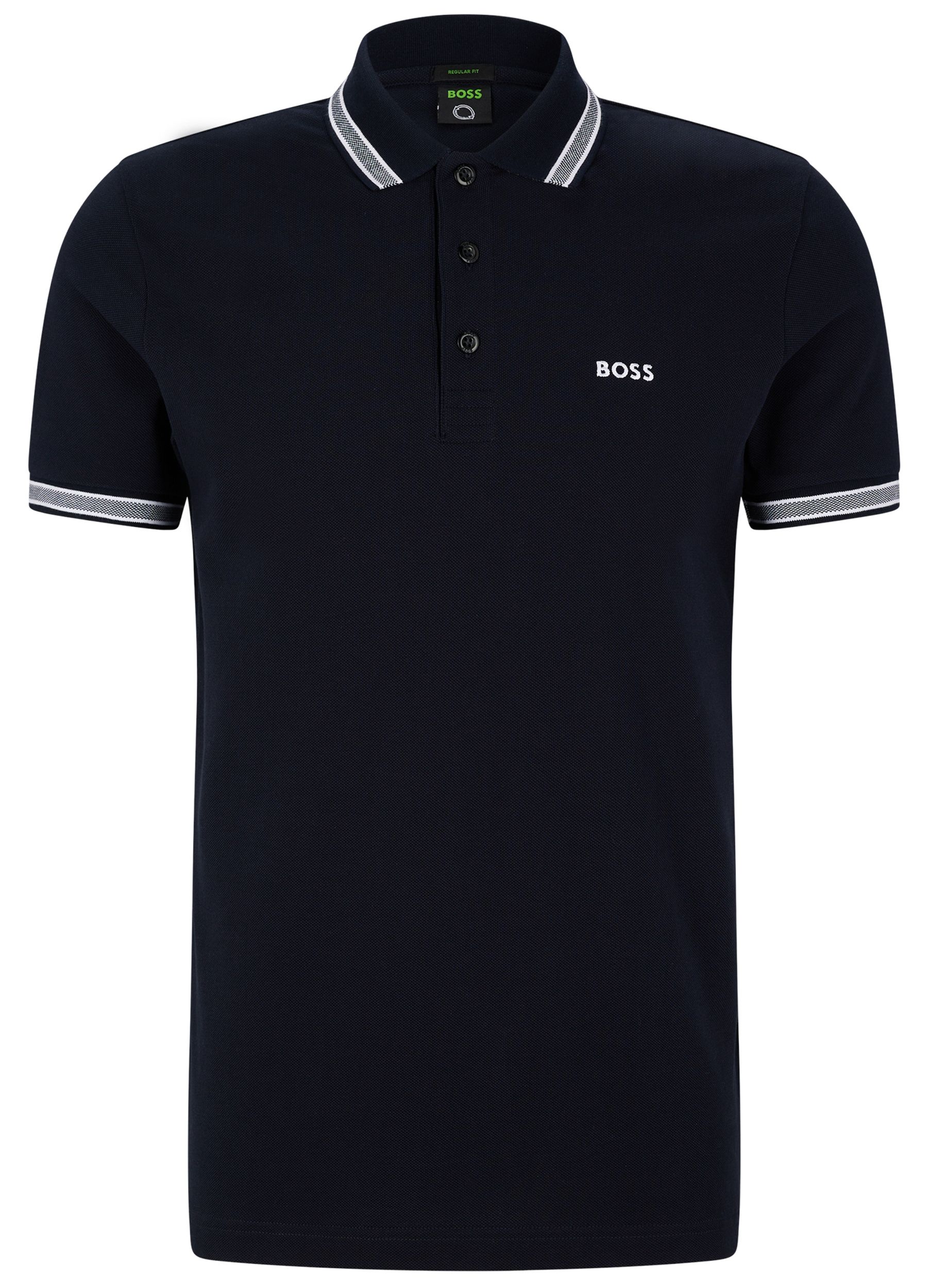 Hugo Boss Leisure Paddy Polo KM Donker blauw 076745-001-L