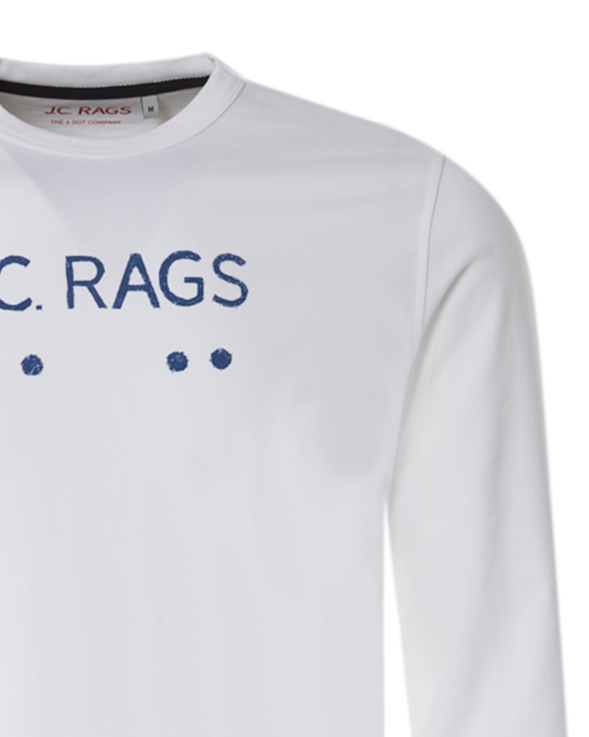 J.C. RAGS Renzo T-shirt LM Ecru uni 076966-001-L