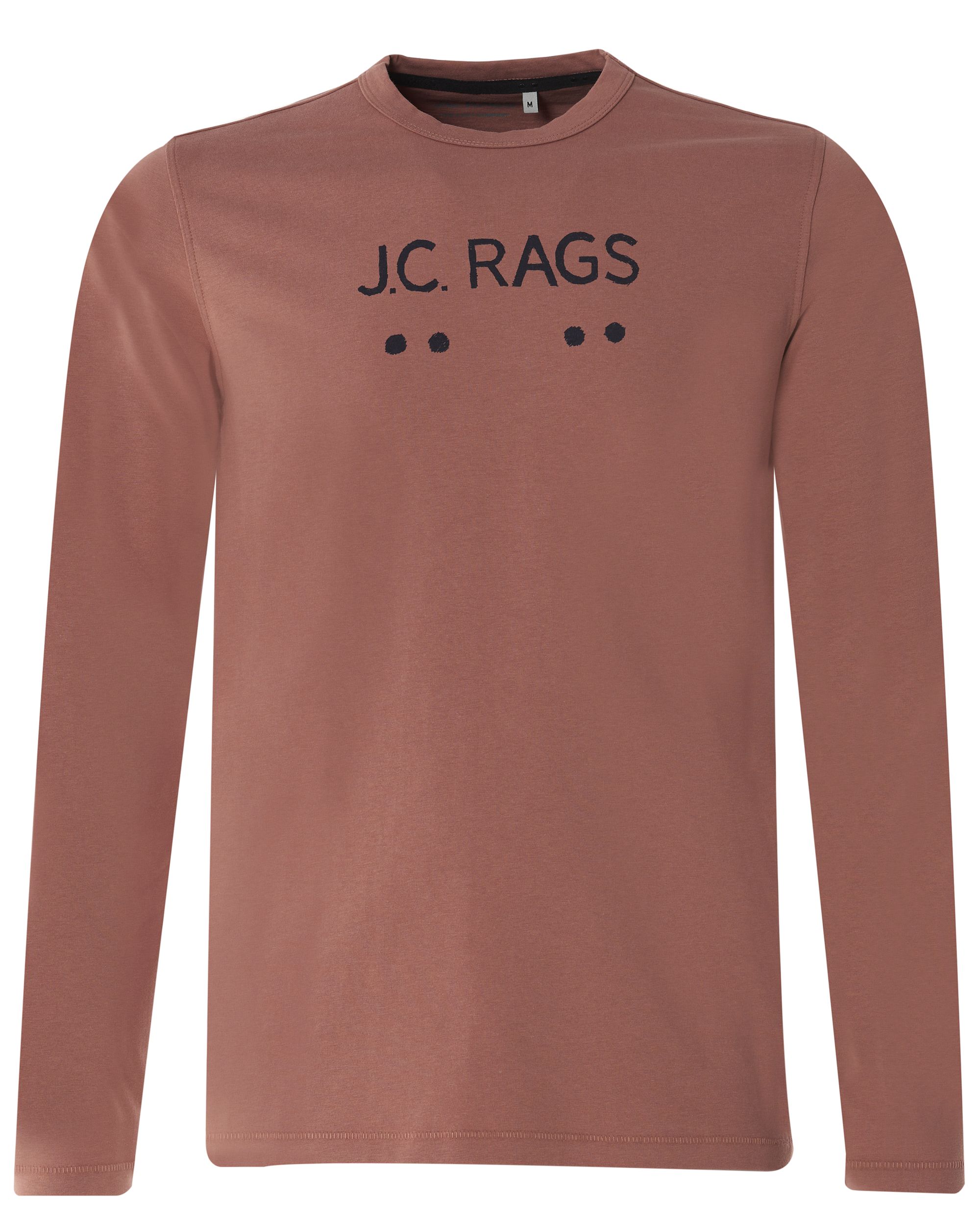 J.C. RAGS Renzo T-shirt LM Roze uni 076966-002-L